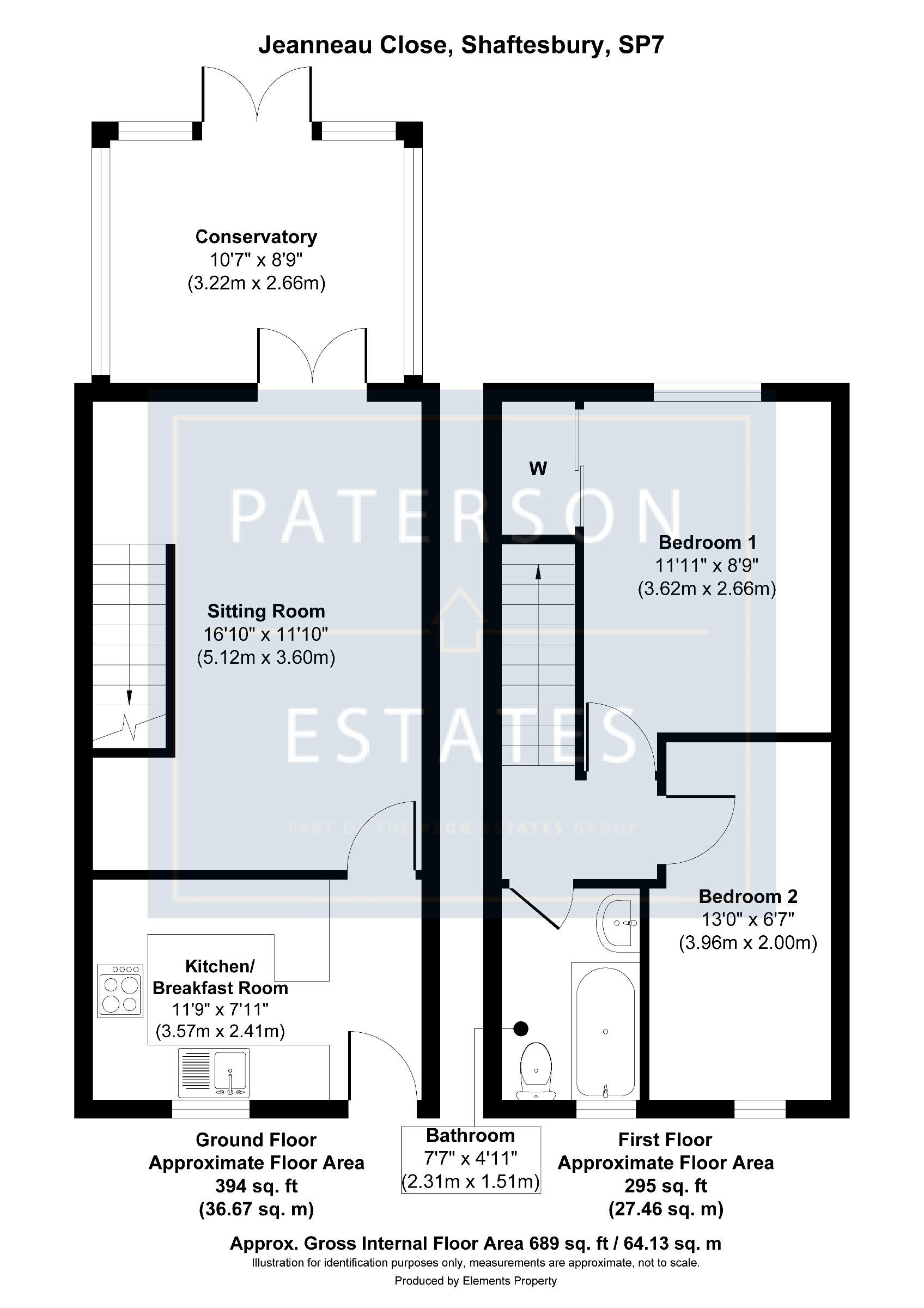 1 Jeanneau Close, Shaftesbury floorplan