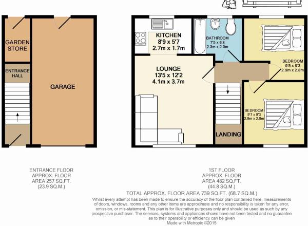 7, Main Street, Chorley floorplan