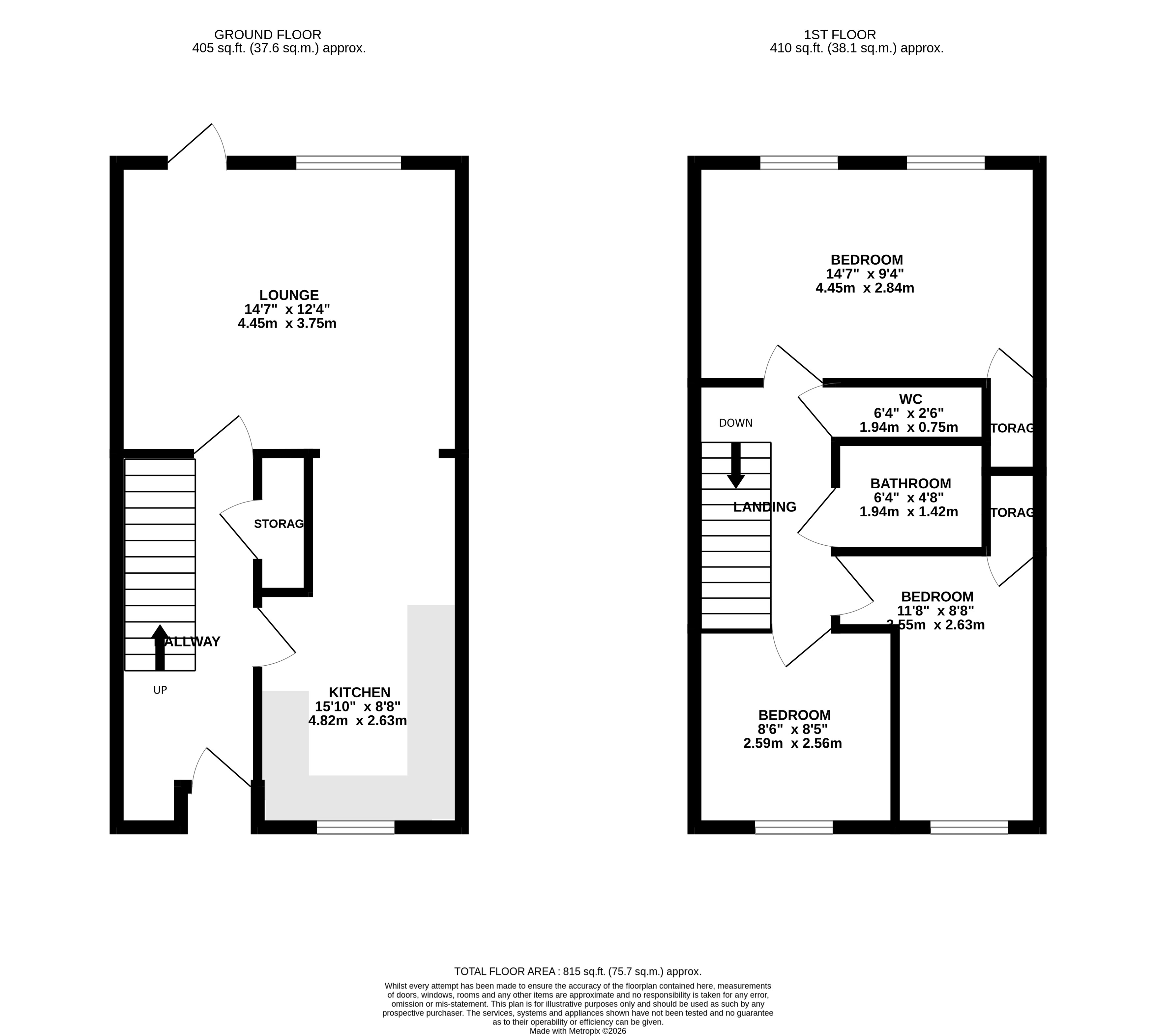 21, Pimpernel Way, Romford floorplan