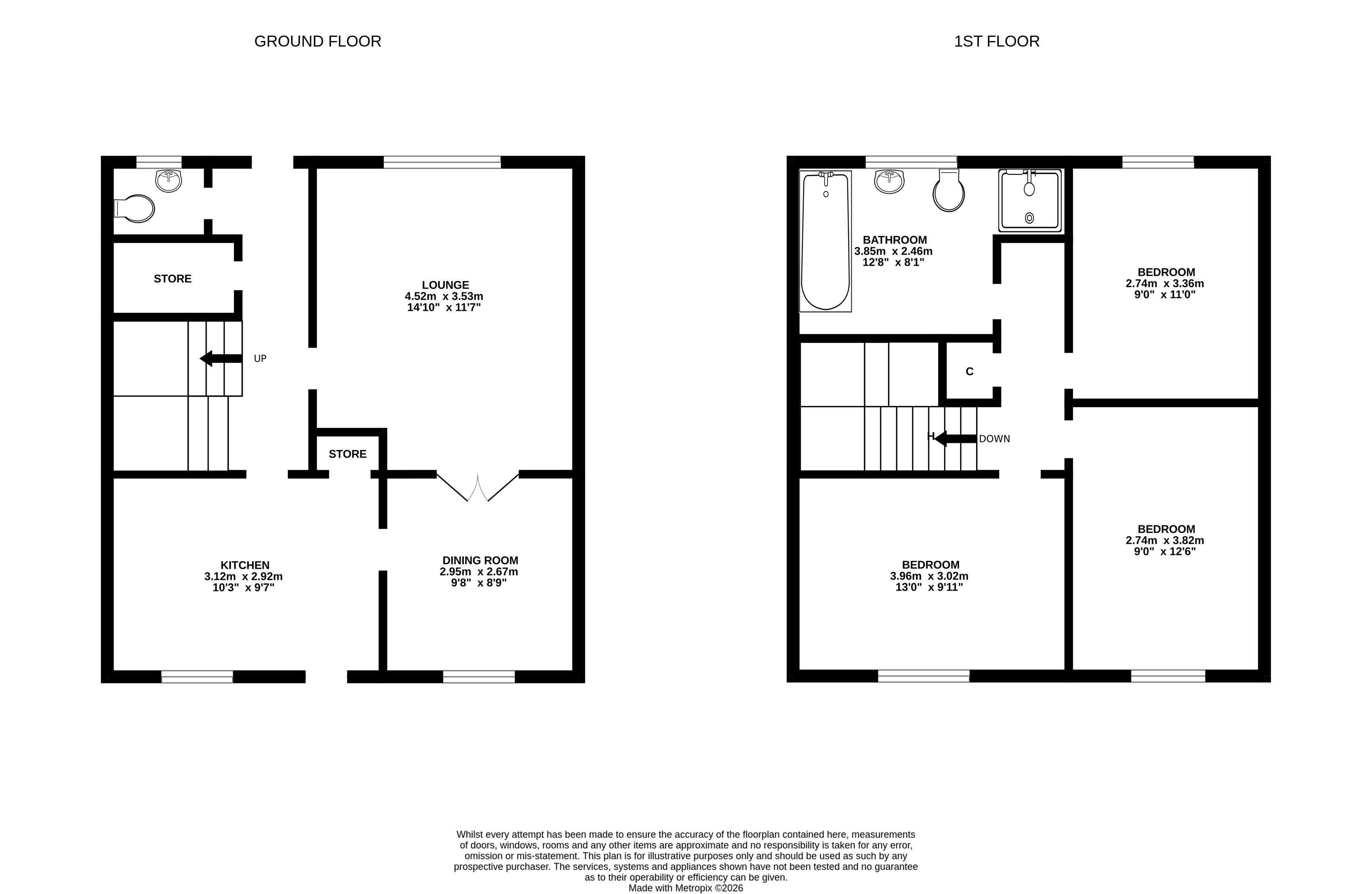 46, Millfield Road, Arbroath floorplan