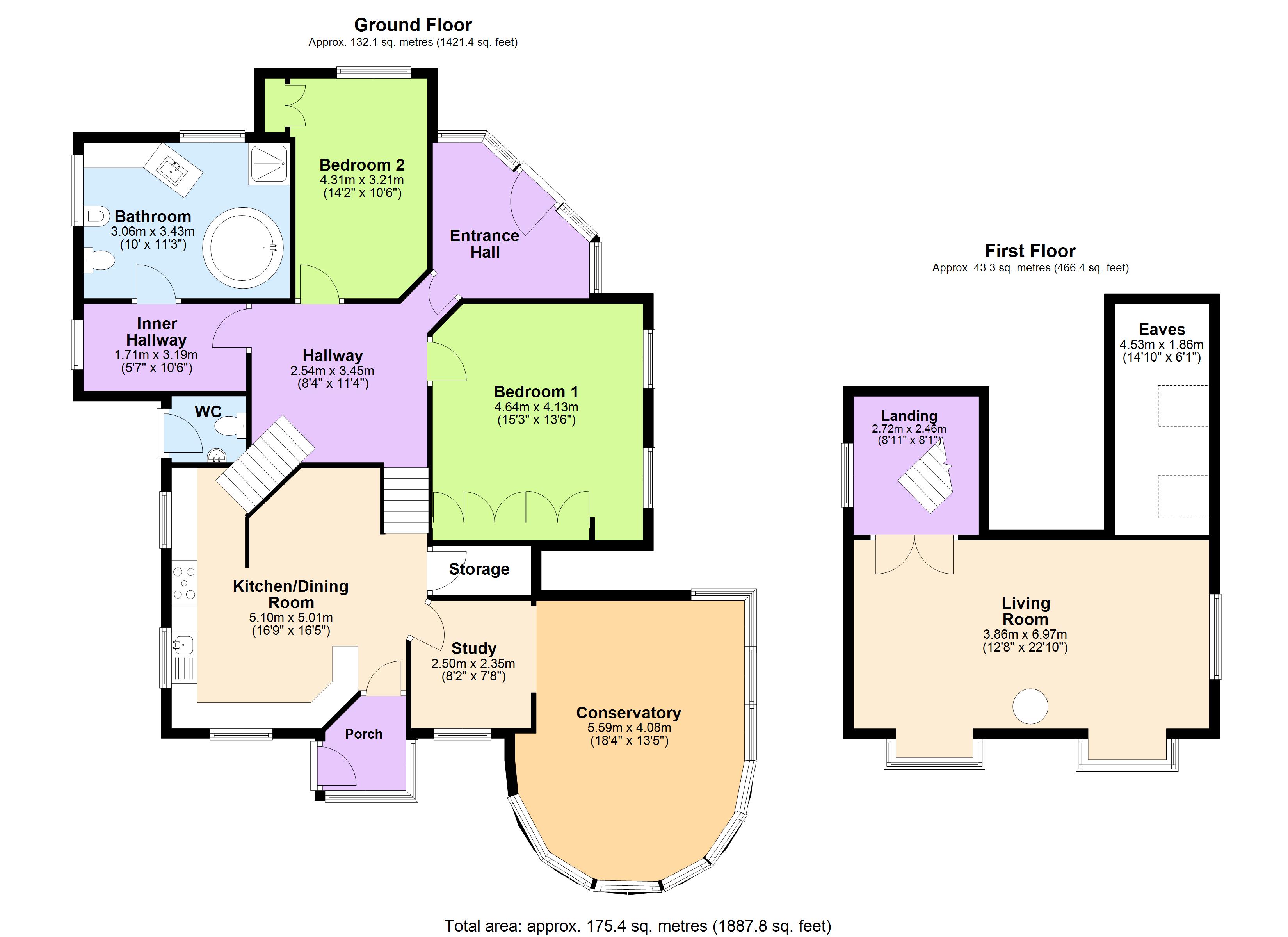 Wood-I-Nook,, Pathfields, Bude floorplan
