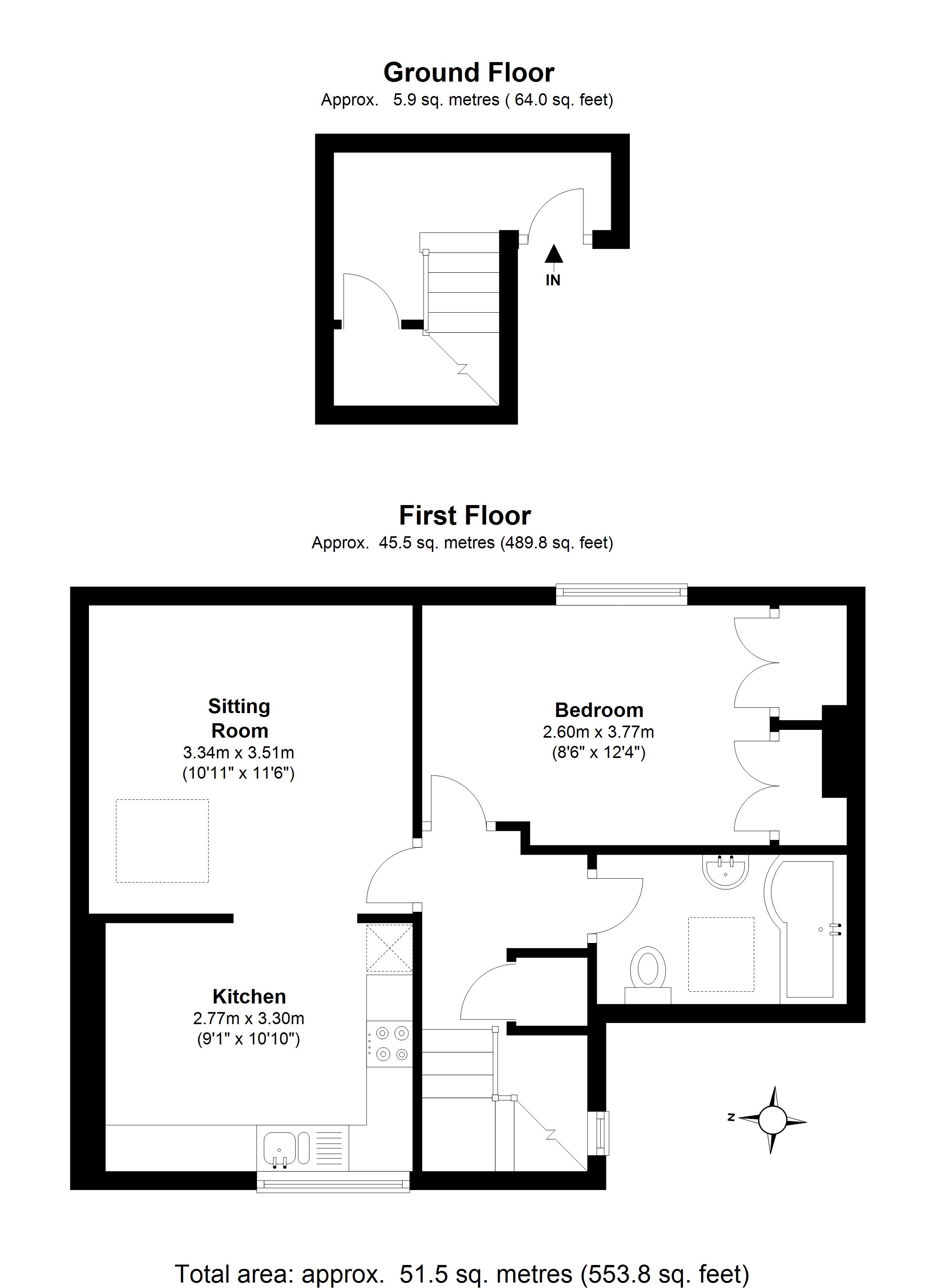 47A, The Oval, Guildford floorplan
