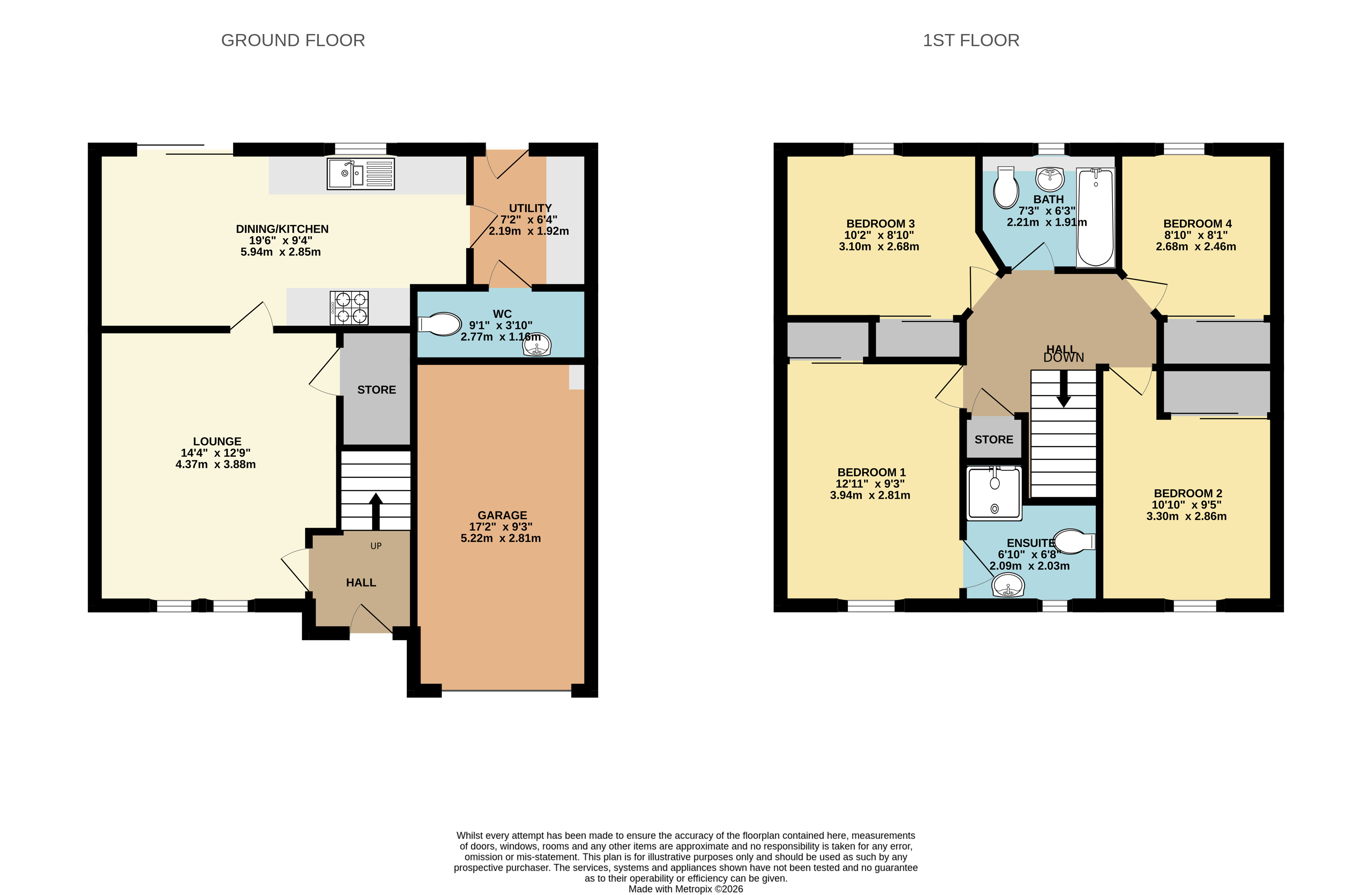 1, Poppy Grove, Fife floorplan