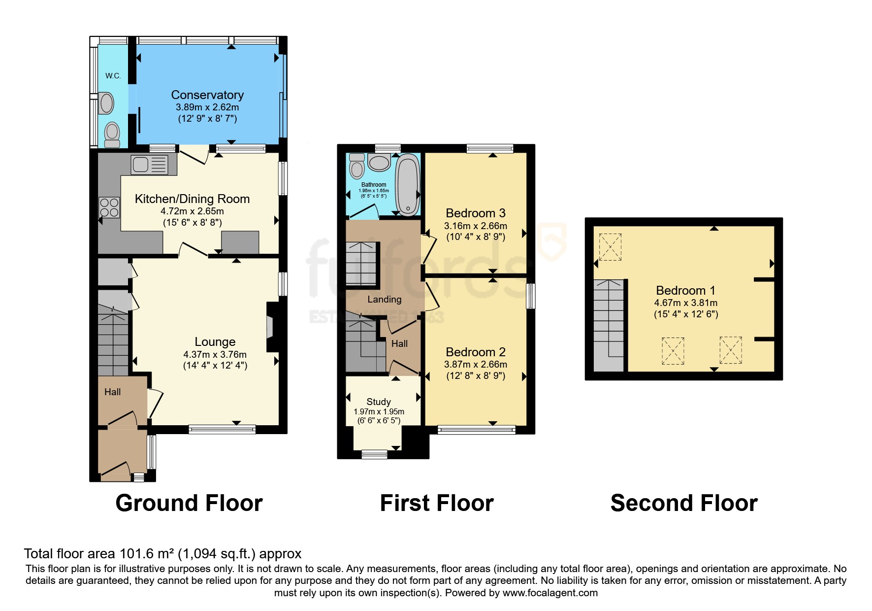 83, Hermitage Road, Devon floorplan