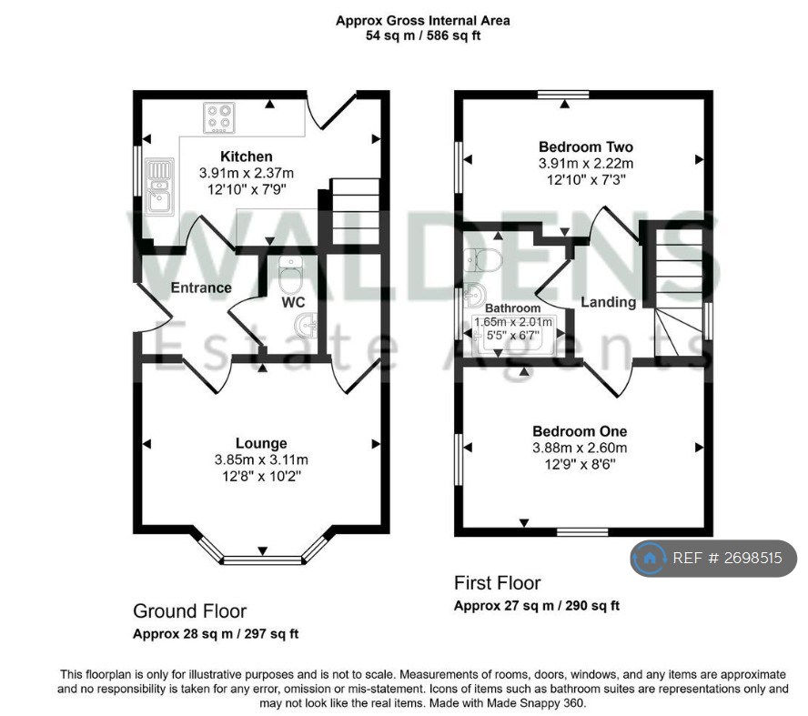 B Cater St, Kempston, Bedford floorplan