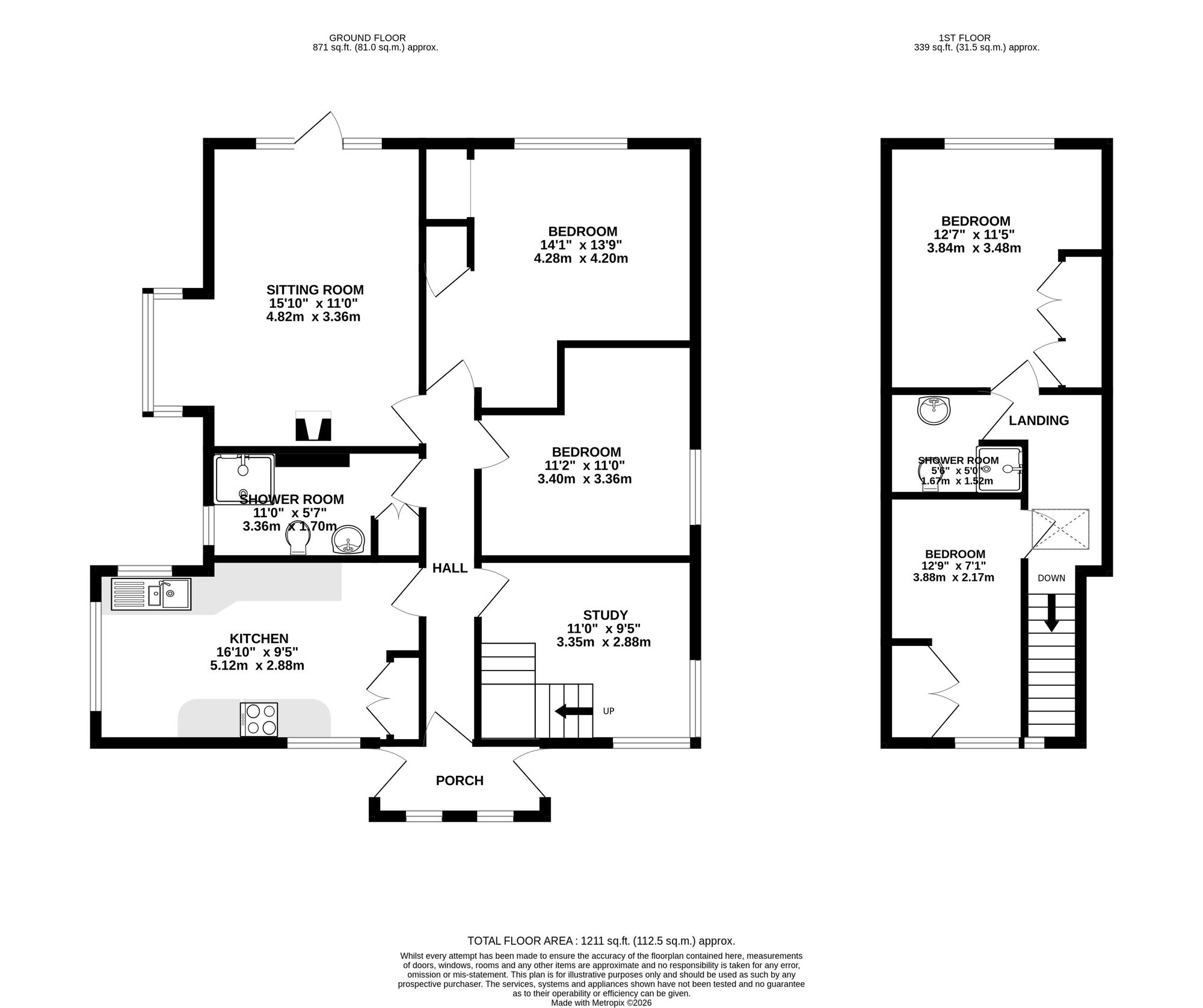 Glentham, The Level, Falmouth floorplan