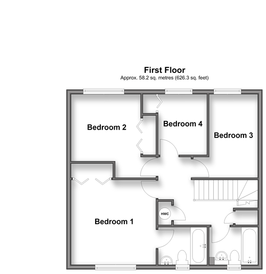Station Close Rotherfield, Crowborough floorplan
