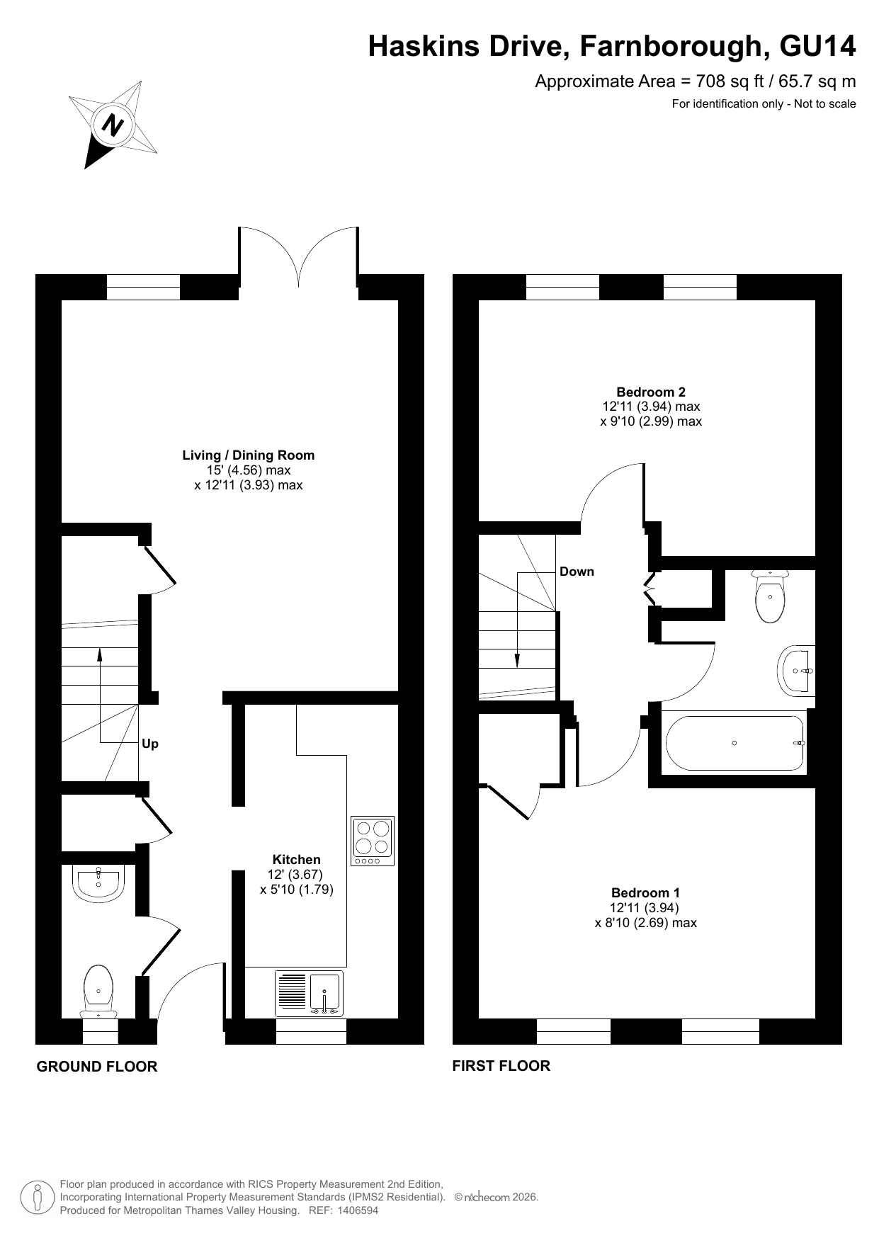 Haskins Drive, Farnborough floorplan