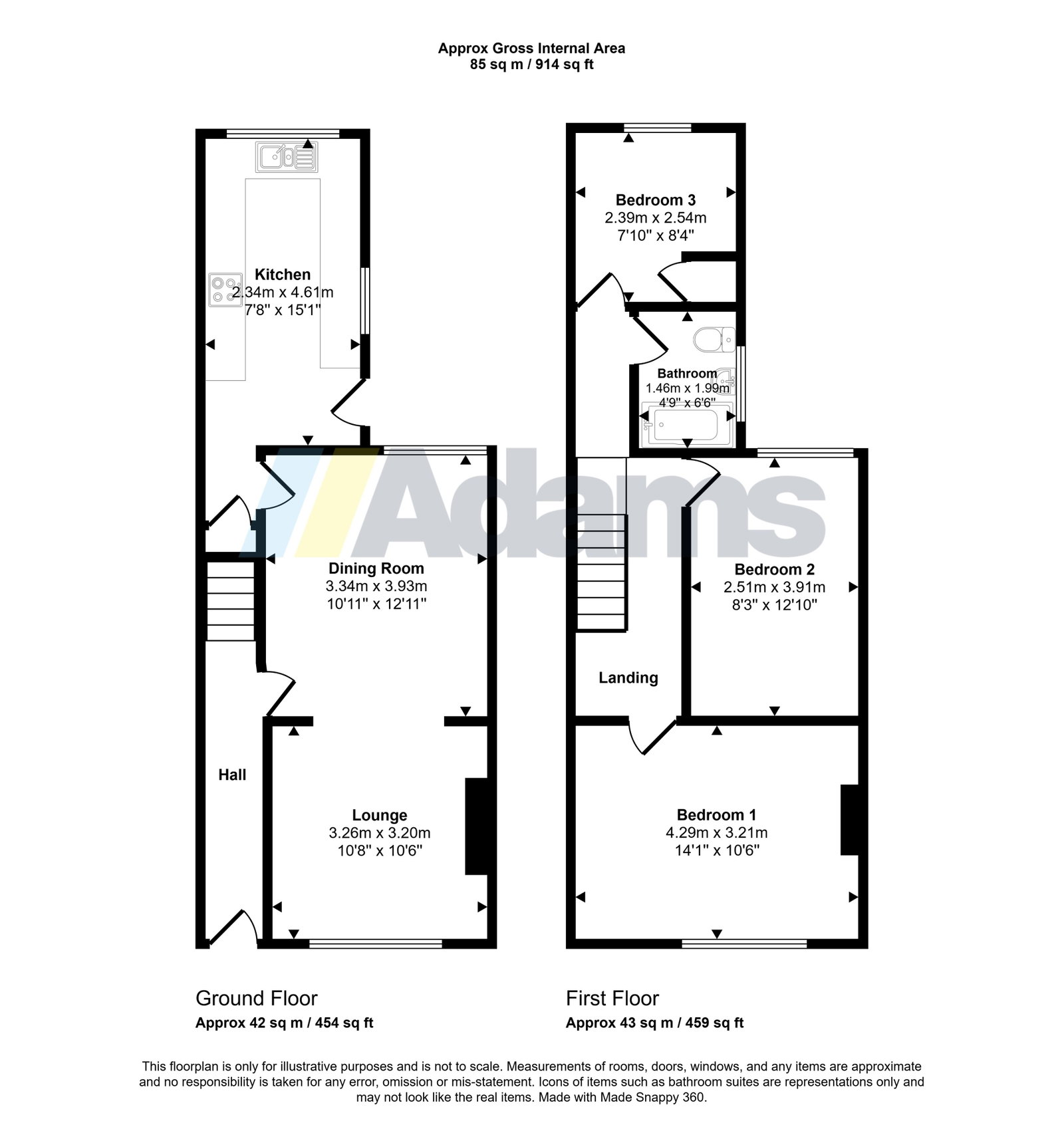 2, Knowles Street, Widnes floorplan