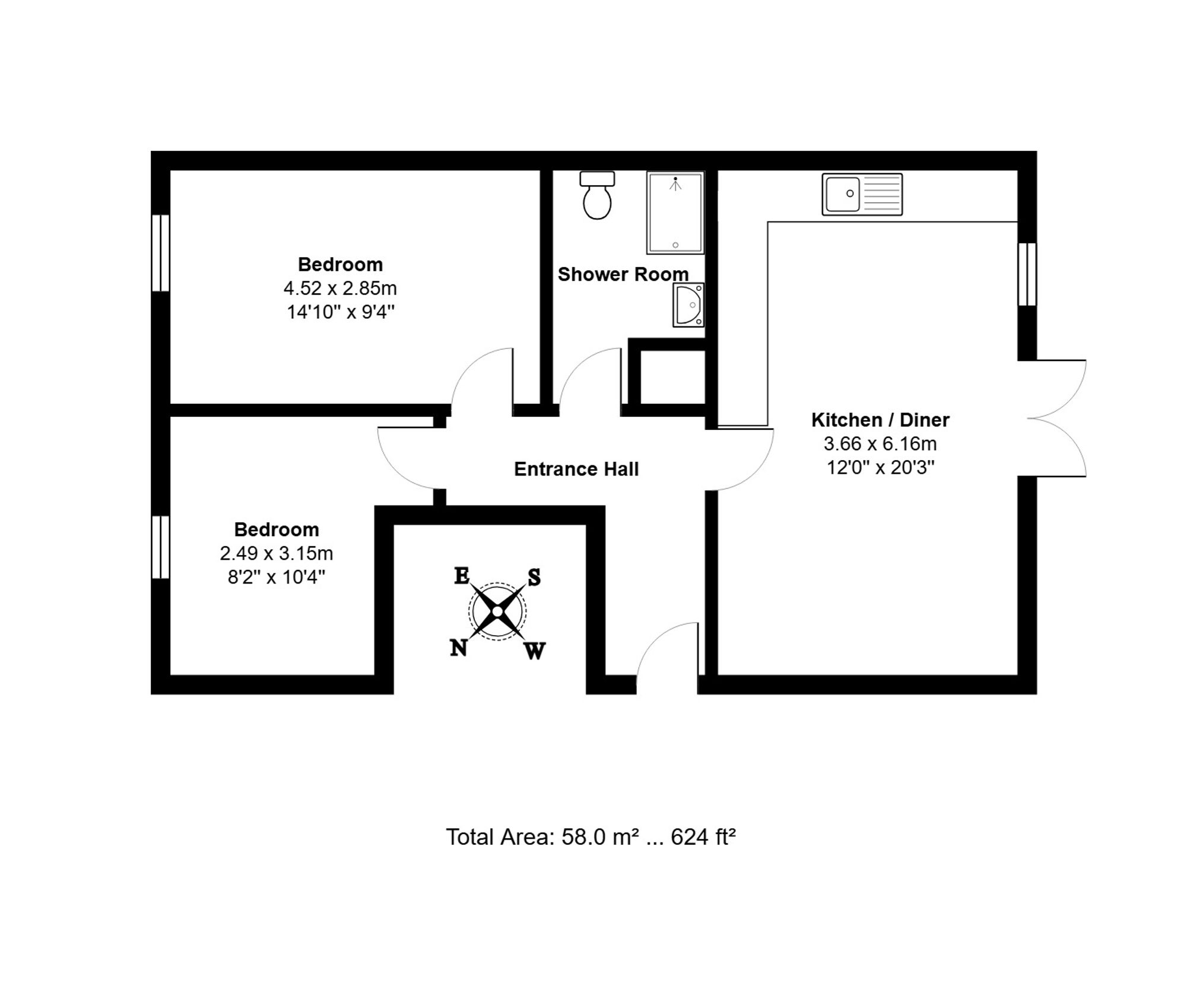 10 Waterloo Park Station Road, Leiston floorplan