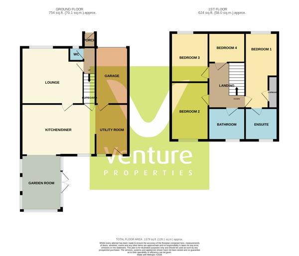 2, Byron Court, Crook floorplan