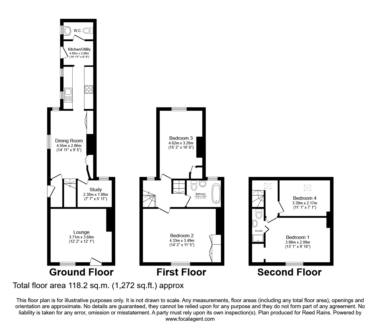 55, High Street, Stafford floorplan