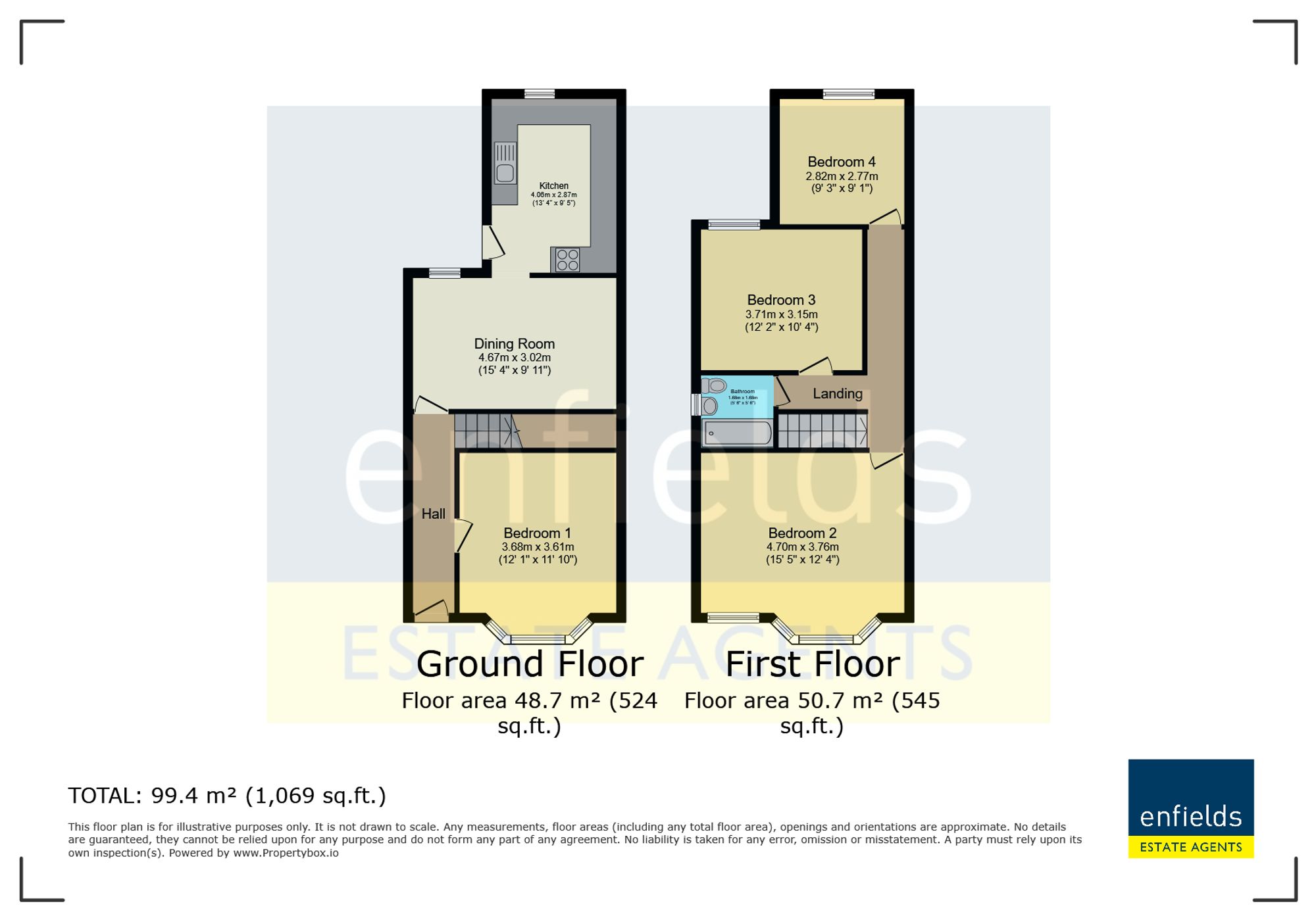 3 Bemister Road, Bournemouth floorplan