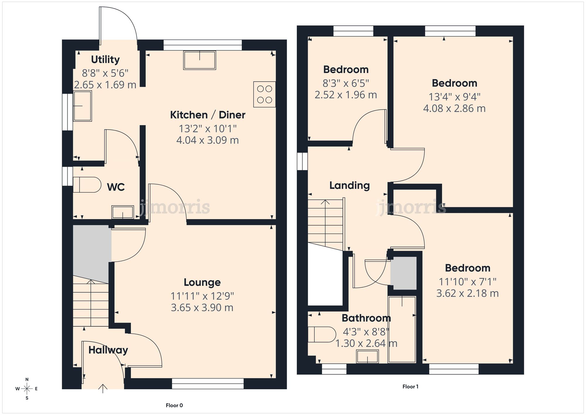 14 Llys Y Brenin, Whitland floorplan