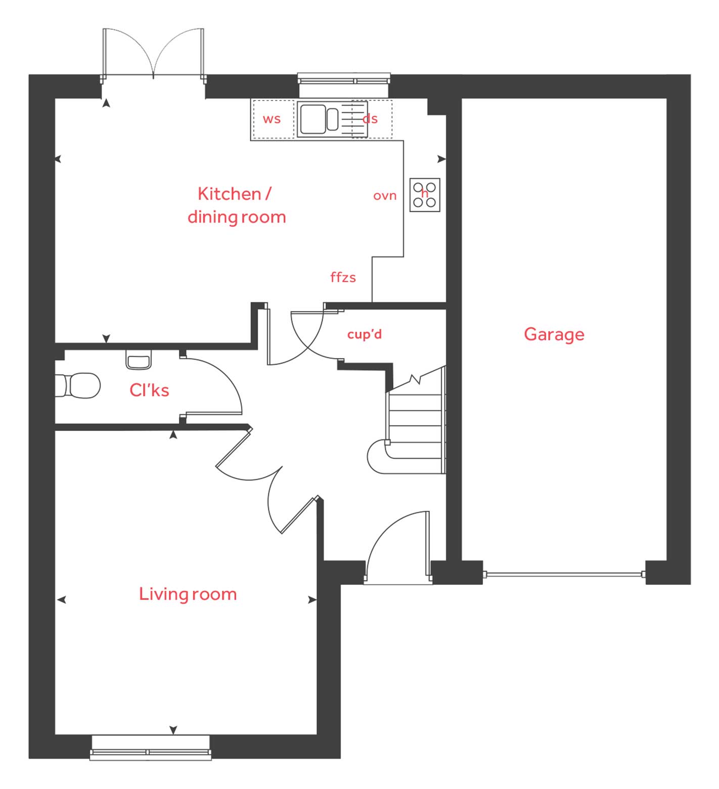 "The Grainger" at Whitecotes Lane, Chesterfield, Derbyshire