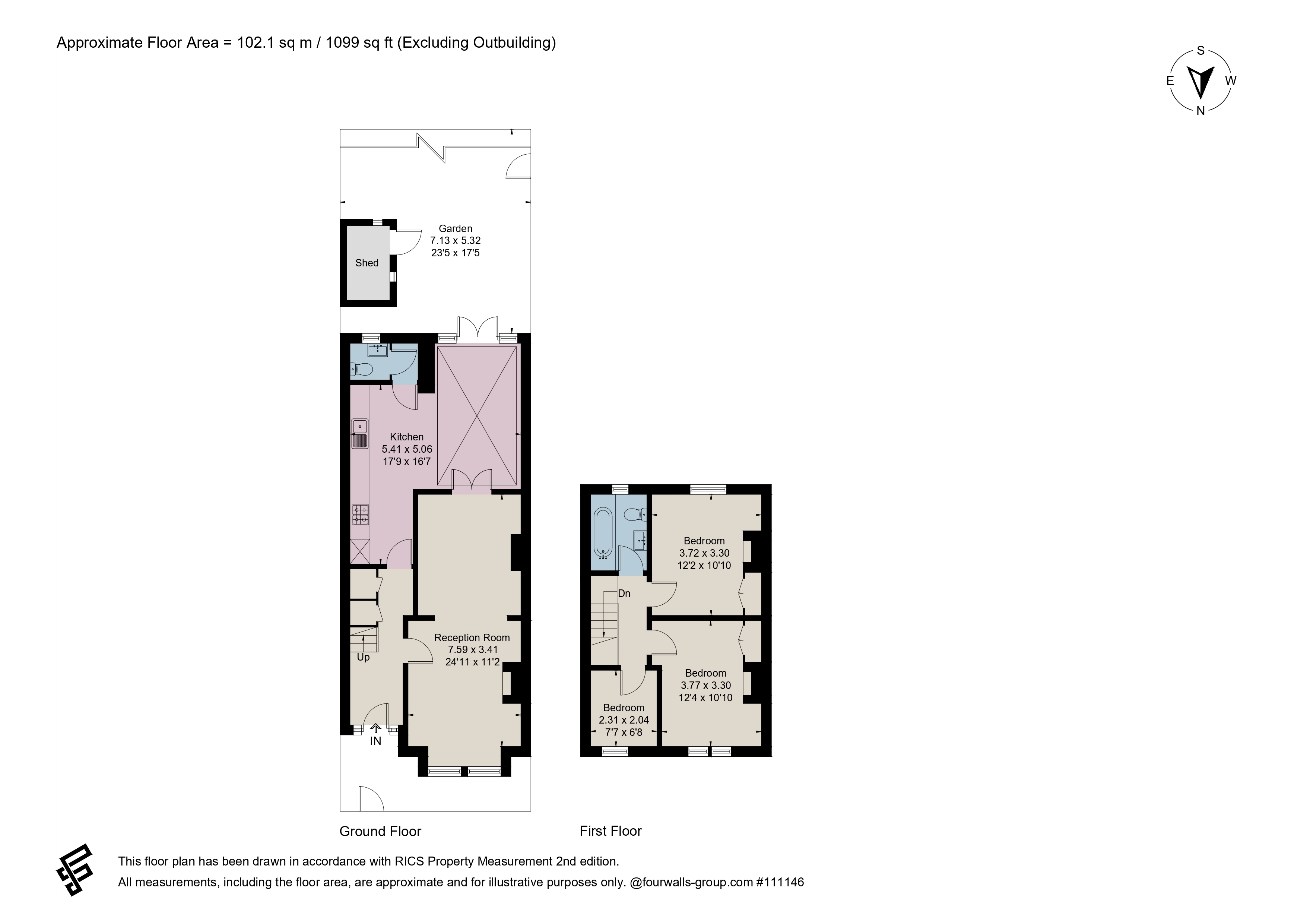 61, Percy Road, Isleworth floorplan