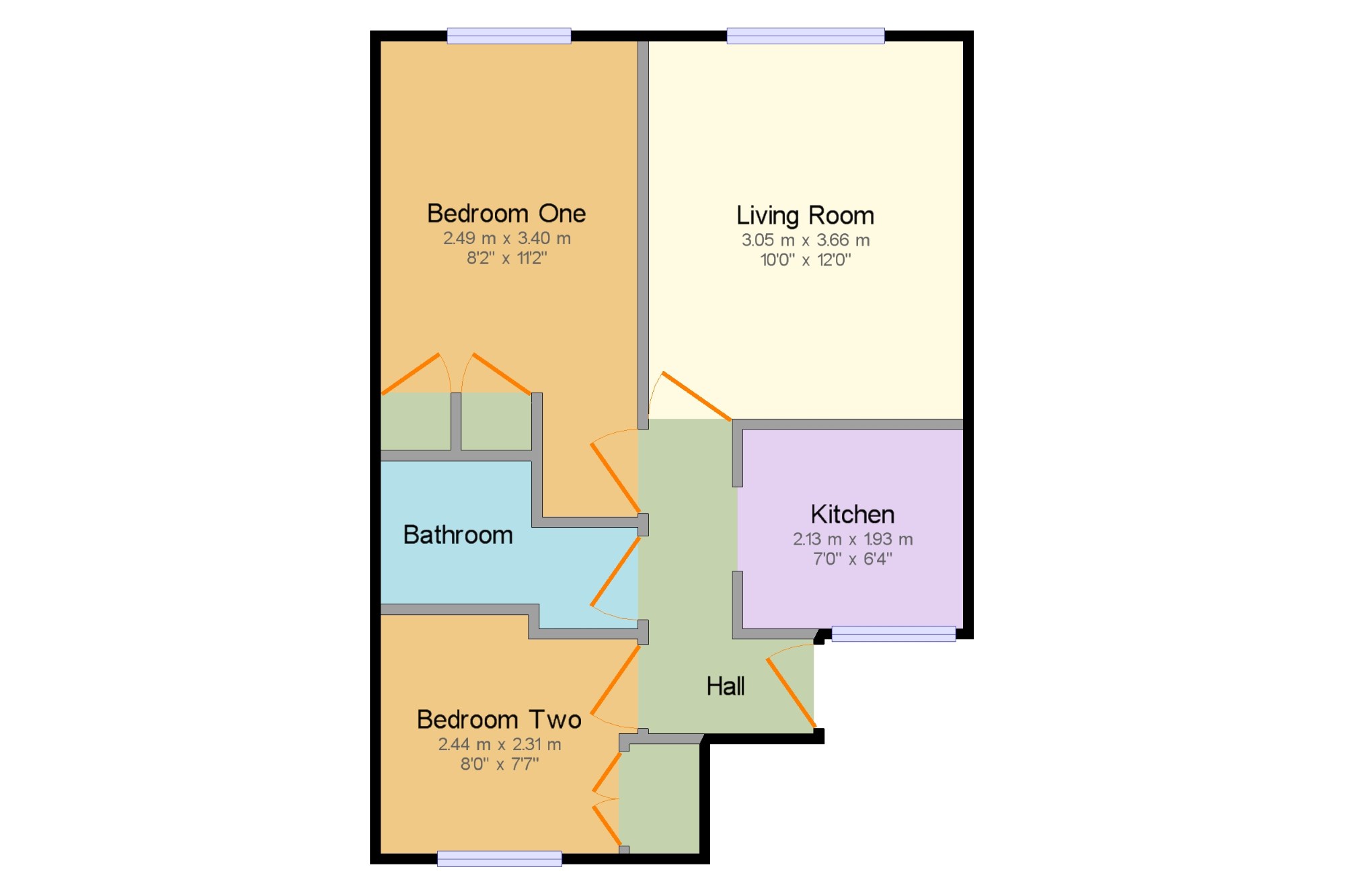 2 Bedrooms Flat for sale in Roseholme, Maidstone, Kent ME16