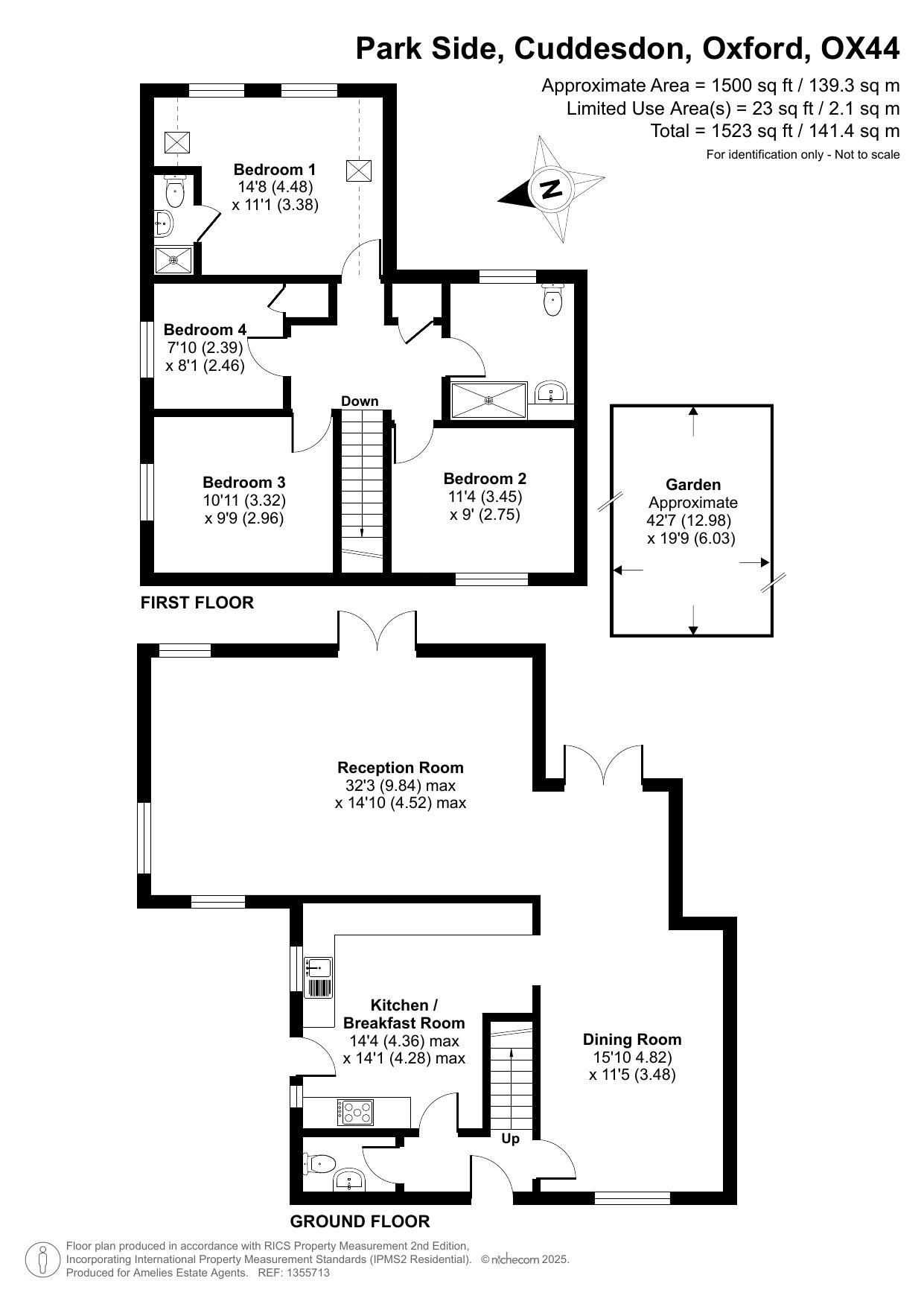 33, Parkside, Oxford floorplan