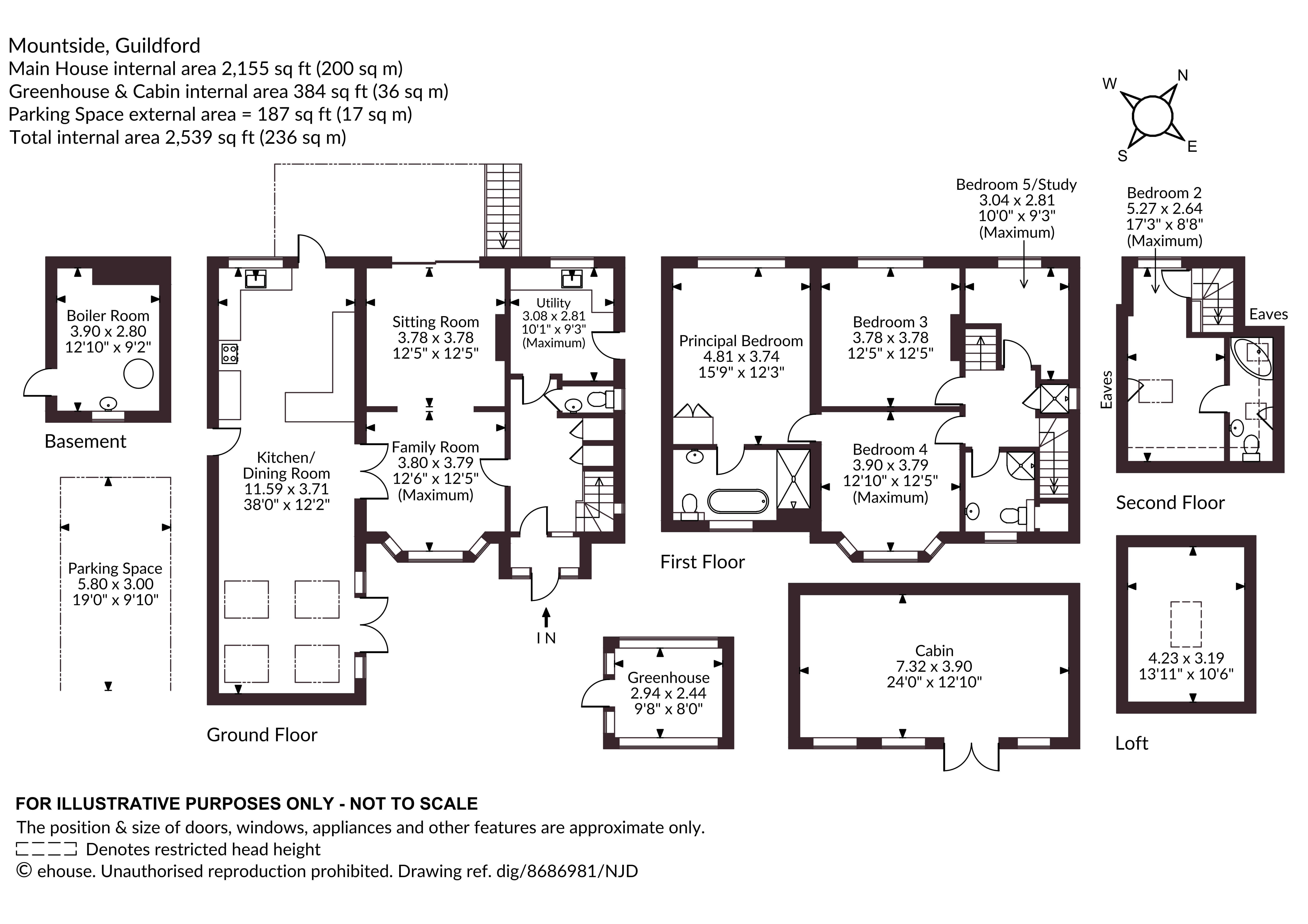 40, Mountside, Surrey floorplan