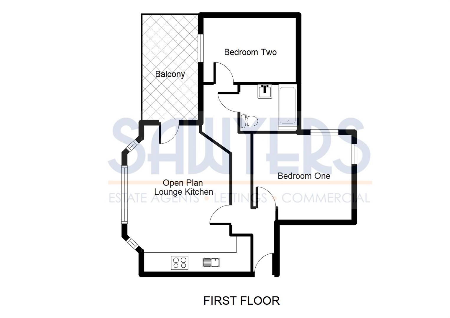 2 Bedrooms Flat to rent in Goring Road, Goring-By-Sea, Worthing BN12