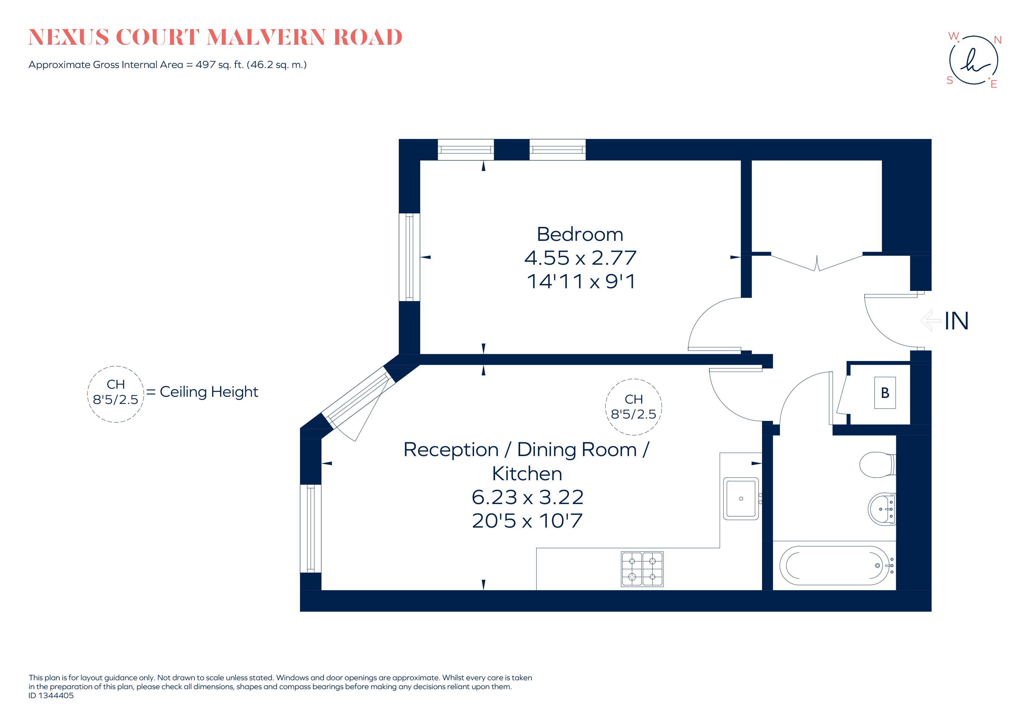 Malvern Road, London floorplan