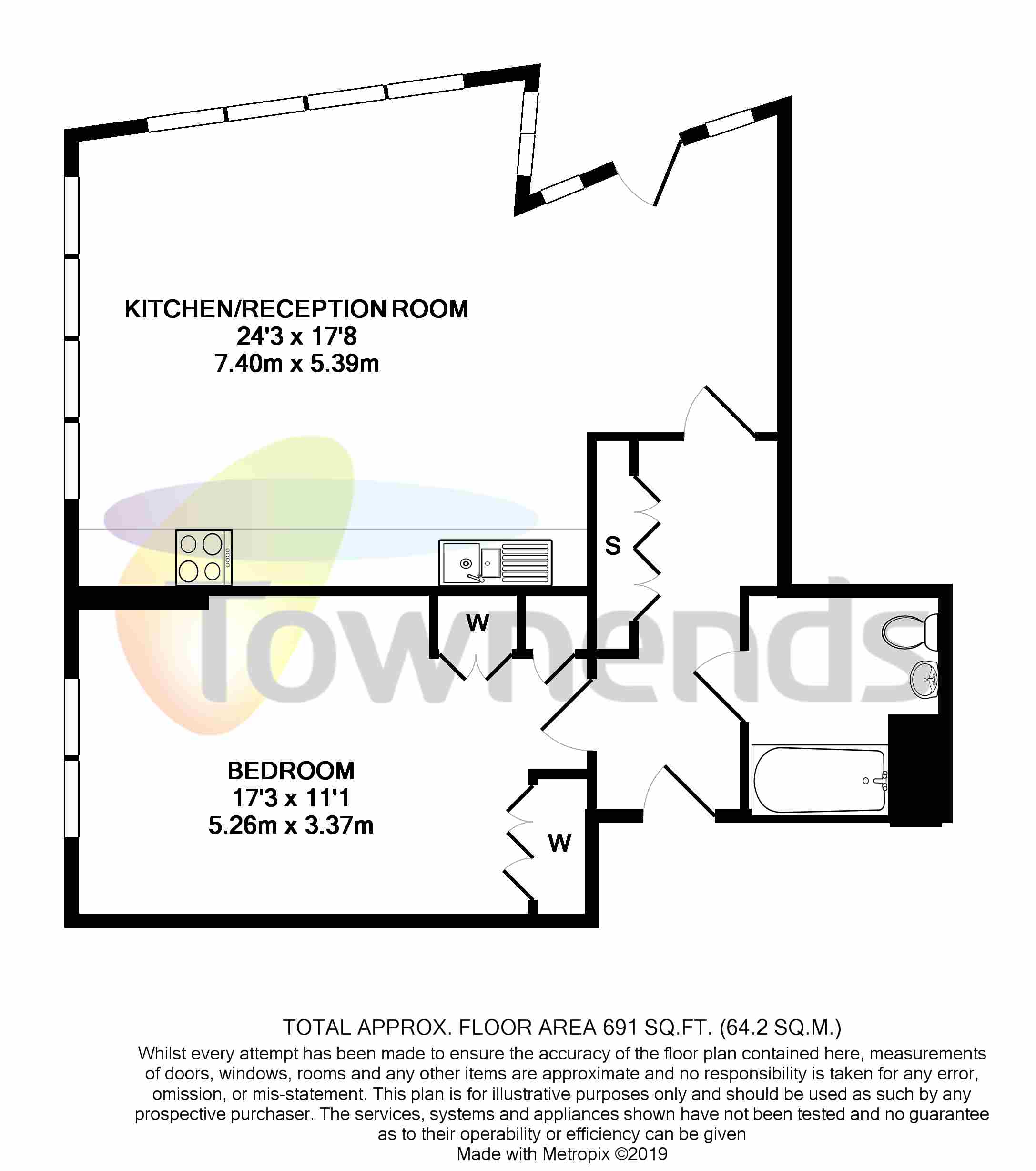 1 Bedrooms Flat for sale in Eastfields Avenue, London SW18