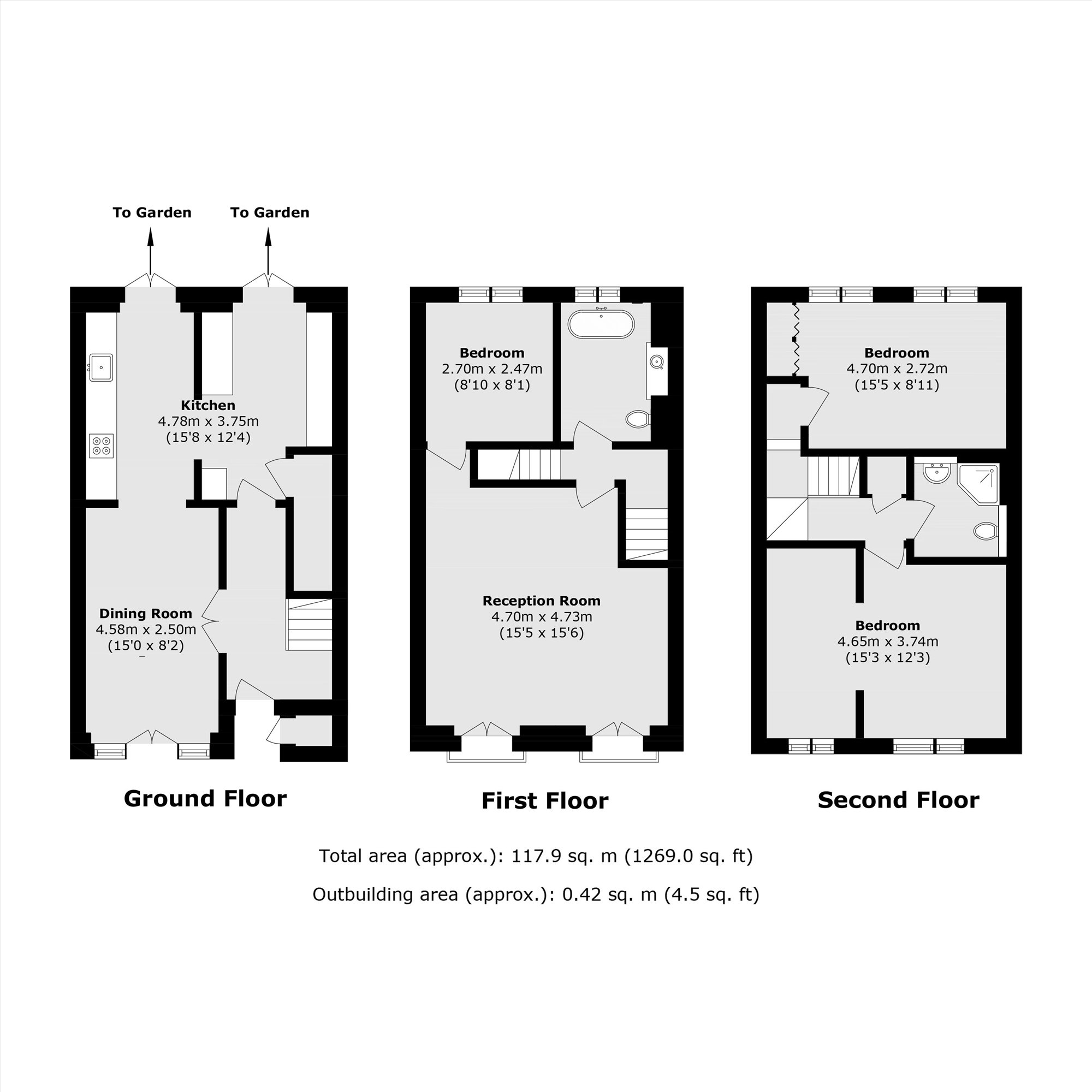4, Selsdon Close, Surbiton floorplan