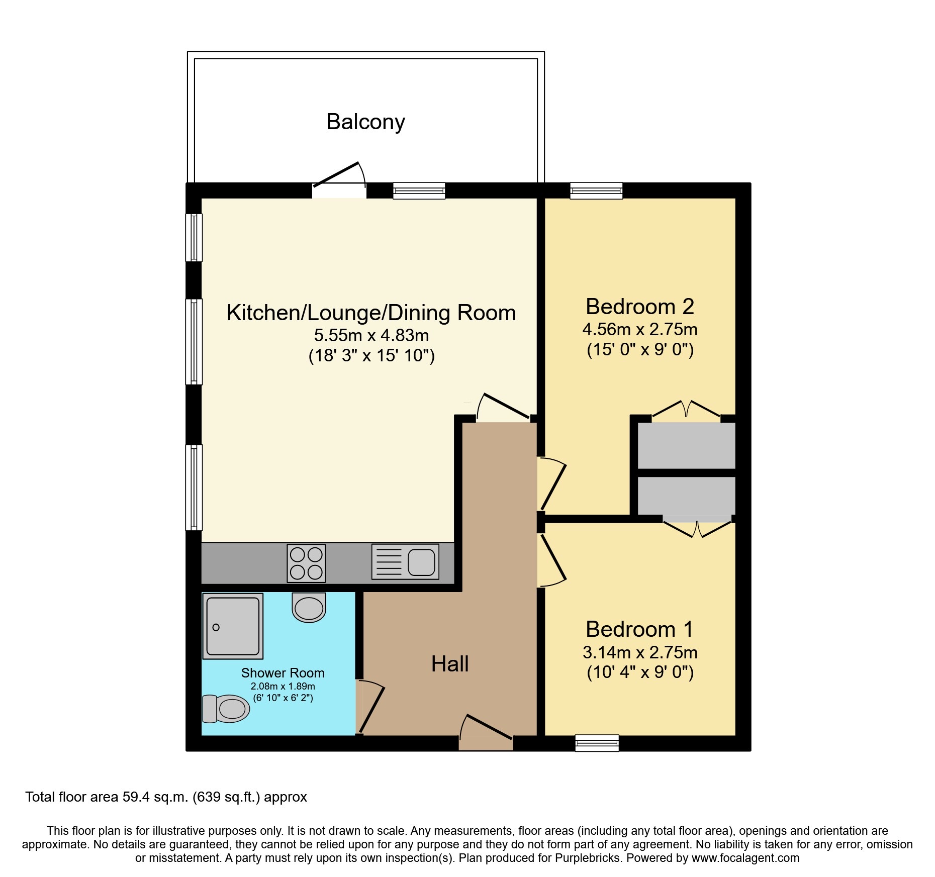 98, Park Street, Liverpool floorplan