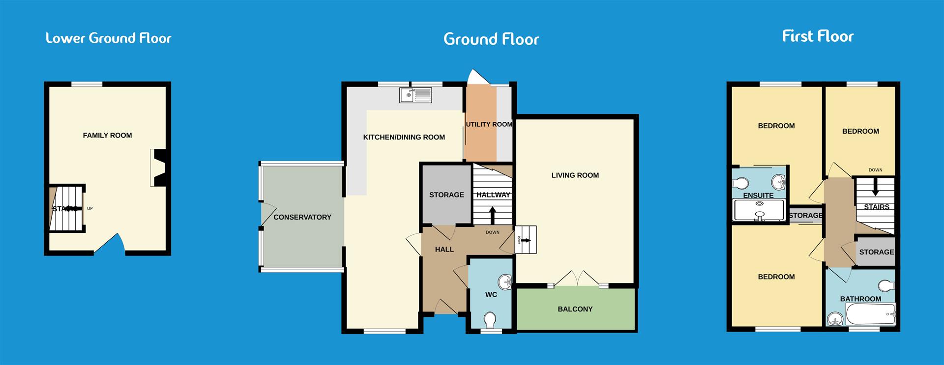 Brook House, 2 Brookside Close, Launceston floorplan