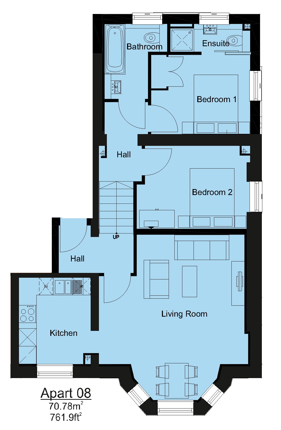 Avenue Elmers, Surbiton floorplan