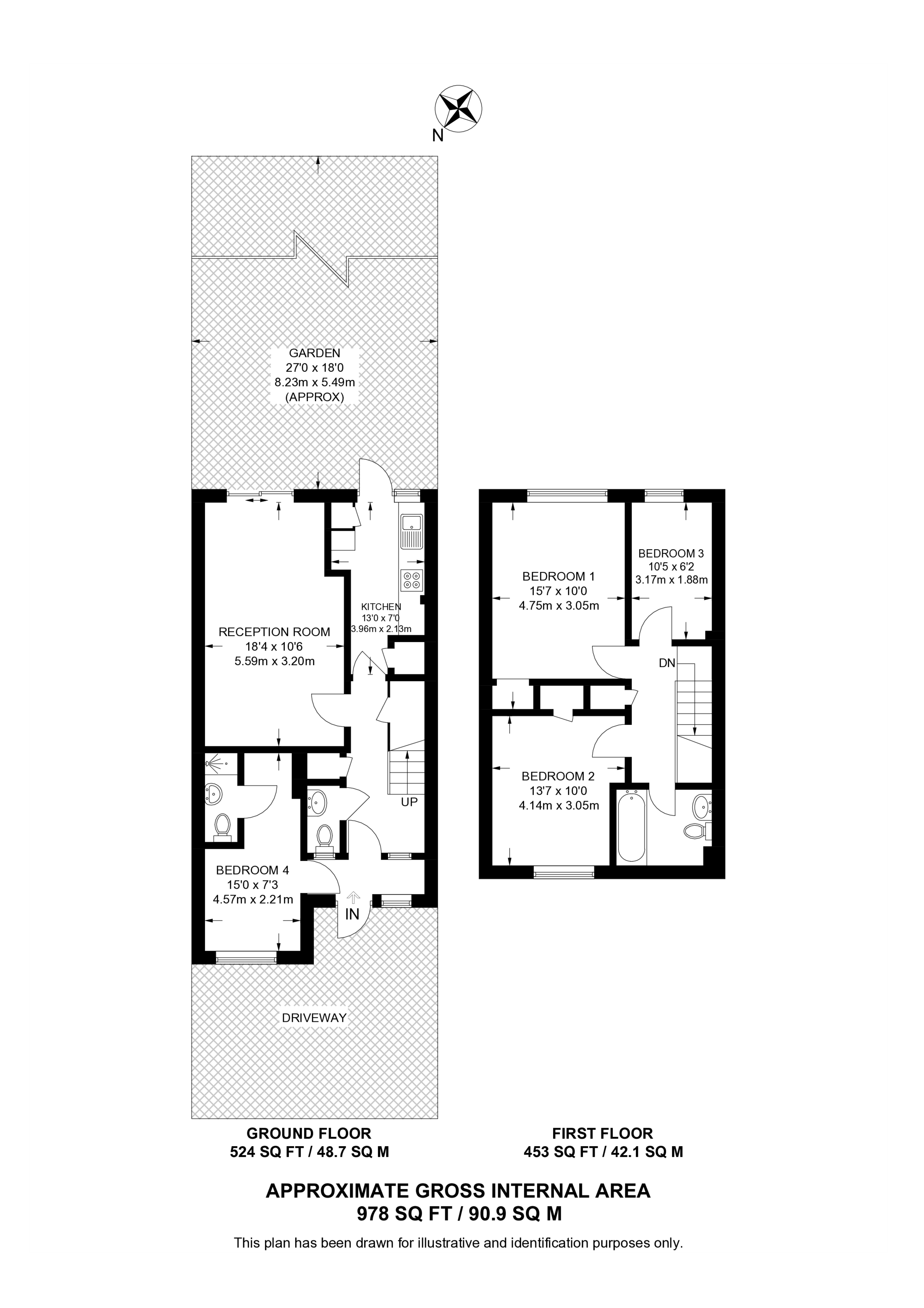 Midhurst Avenue, Croydon floorplan