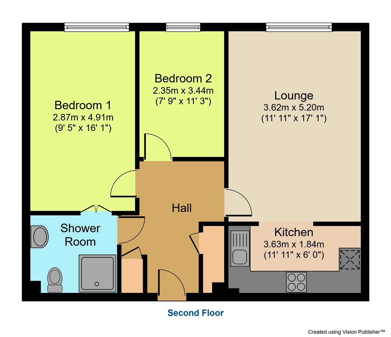 Flat 29, 3, Baldwin Lane, Bradford floorplan