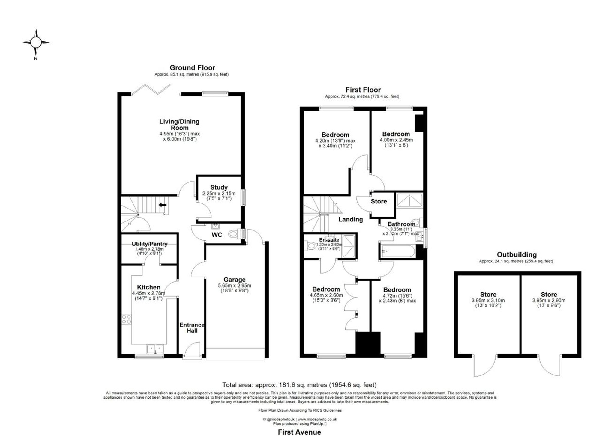 36 First Avenue, Billericay floorplan