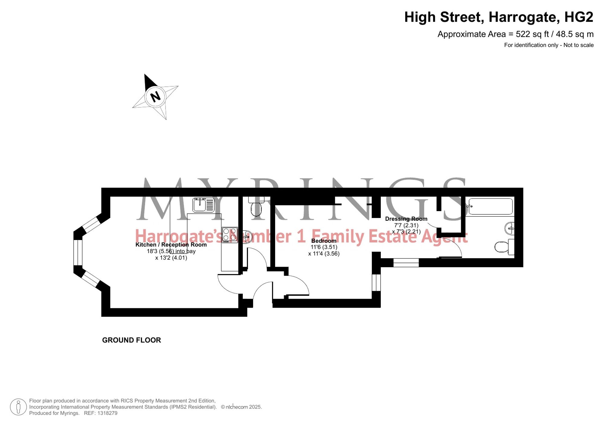 Flat 2, Beech House, Harrogate floorplan