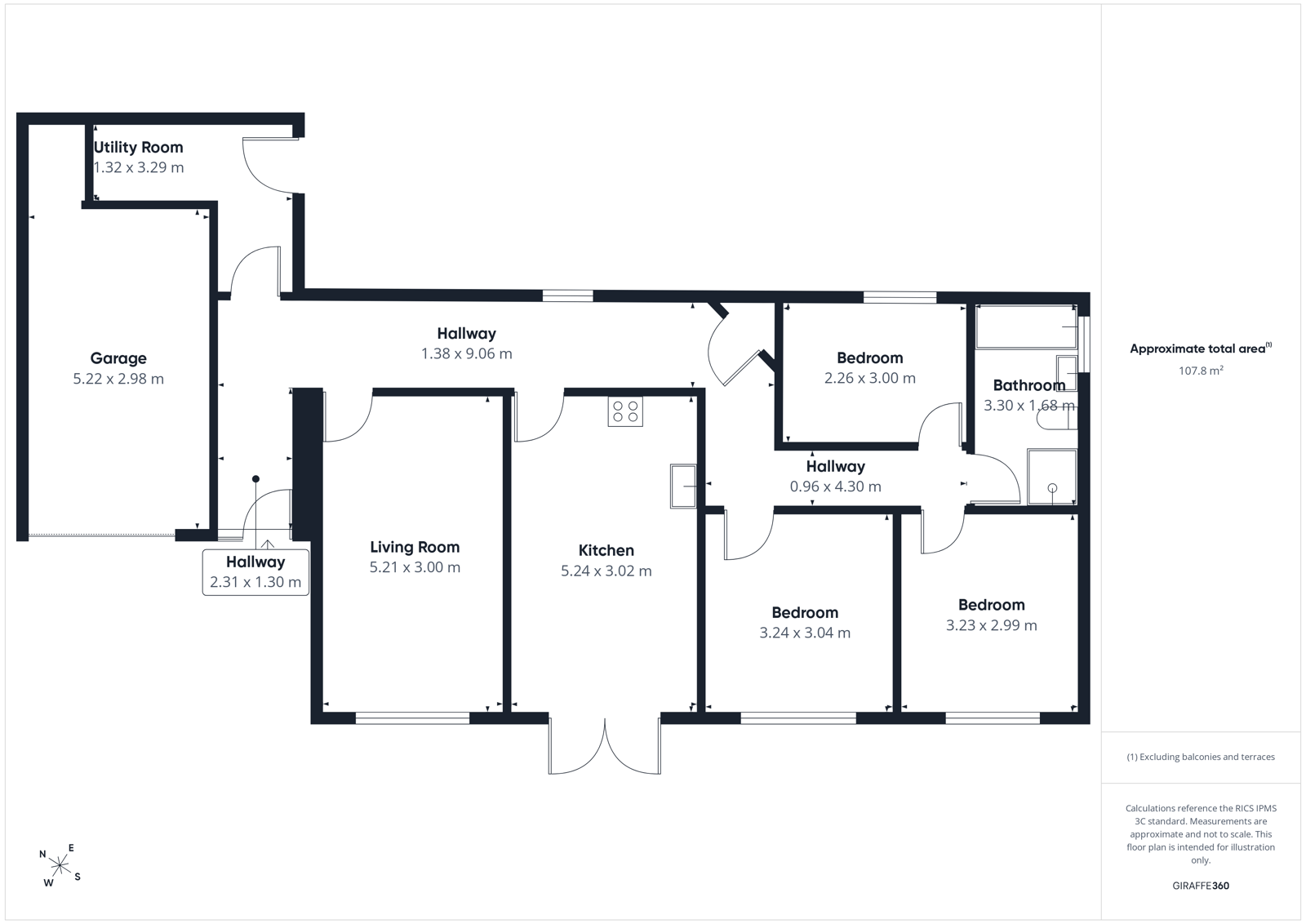 The Larches,, North Road, Wigton floorplan