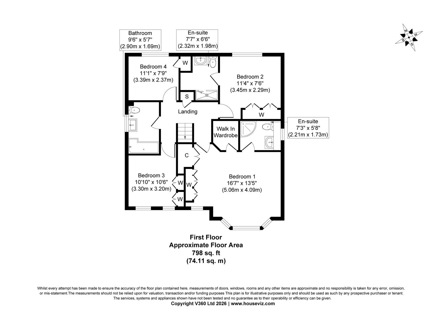 Moat Way, Selby floorplan