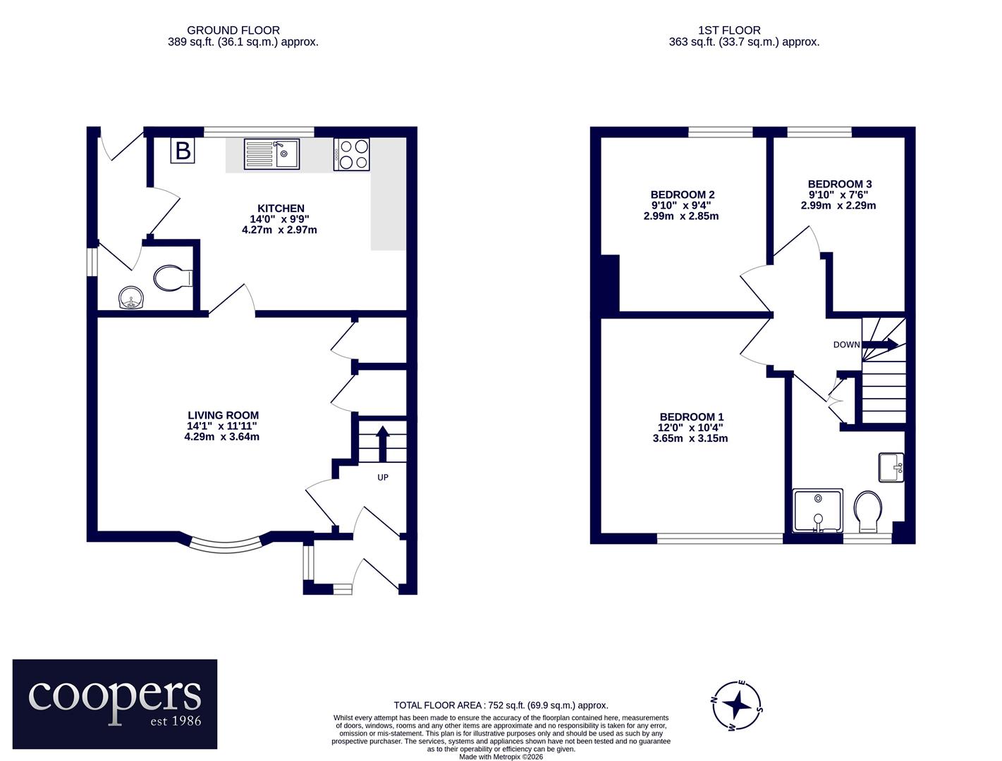 Wescott Way, Uxbridge floorplan