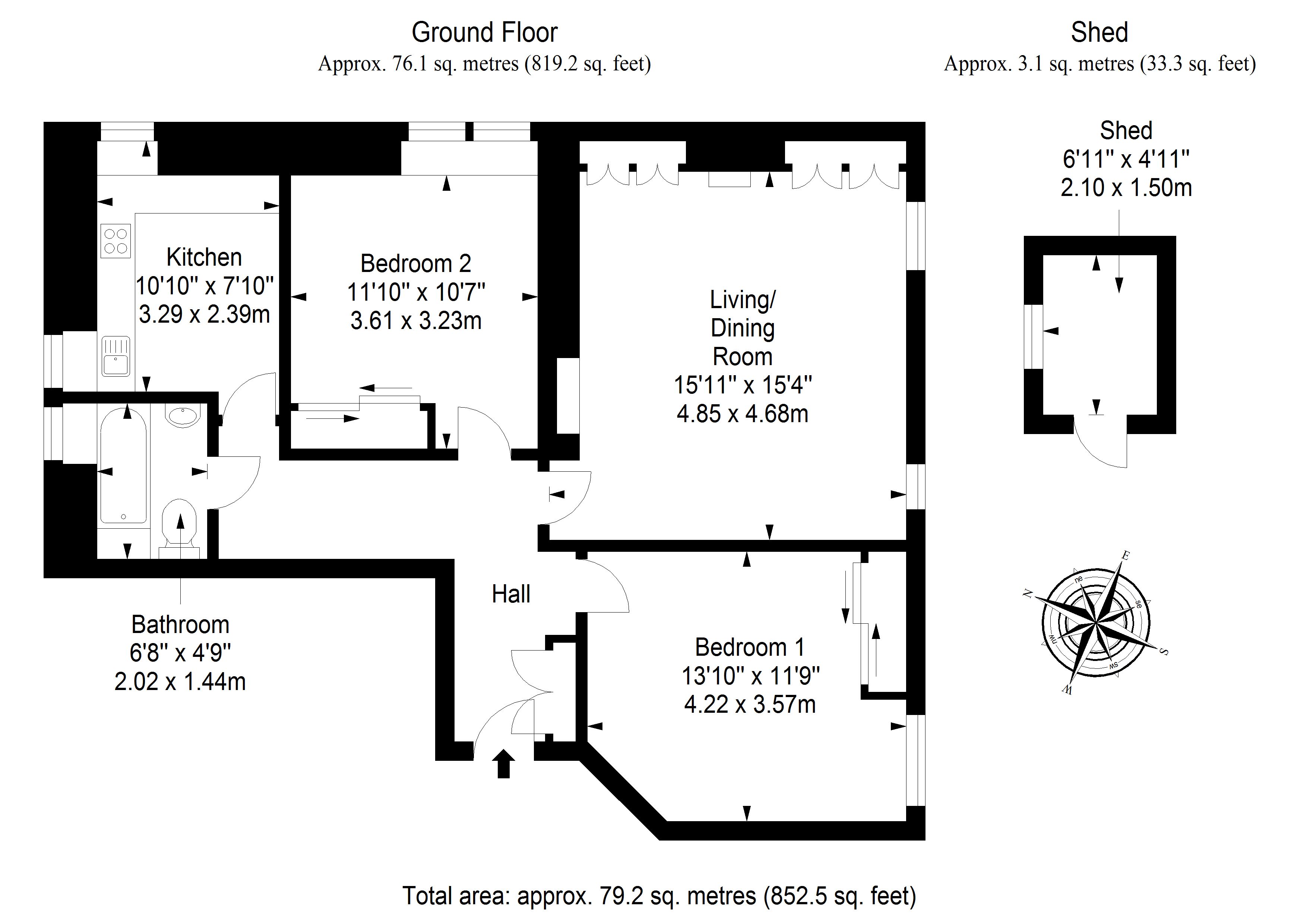 4 Kings Knoll, 24 Clifford Road, North Berwick EH39, 2 bedroom semi