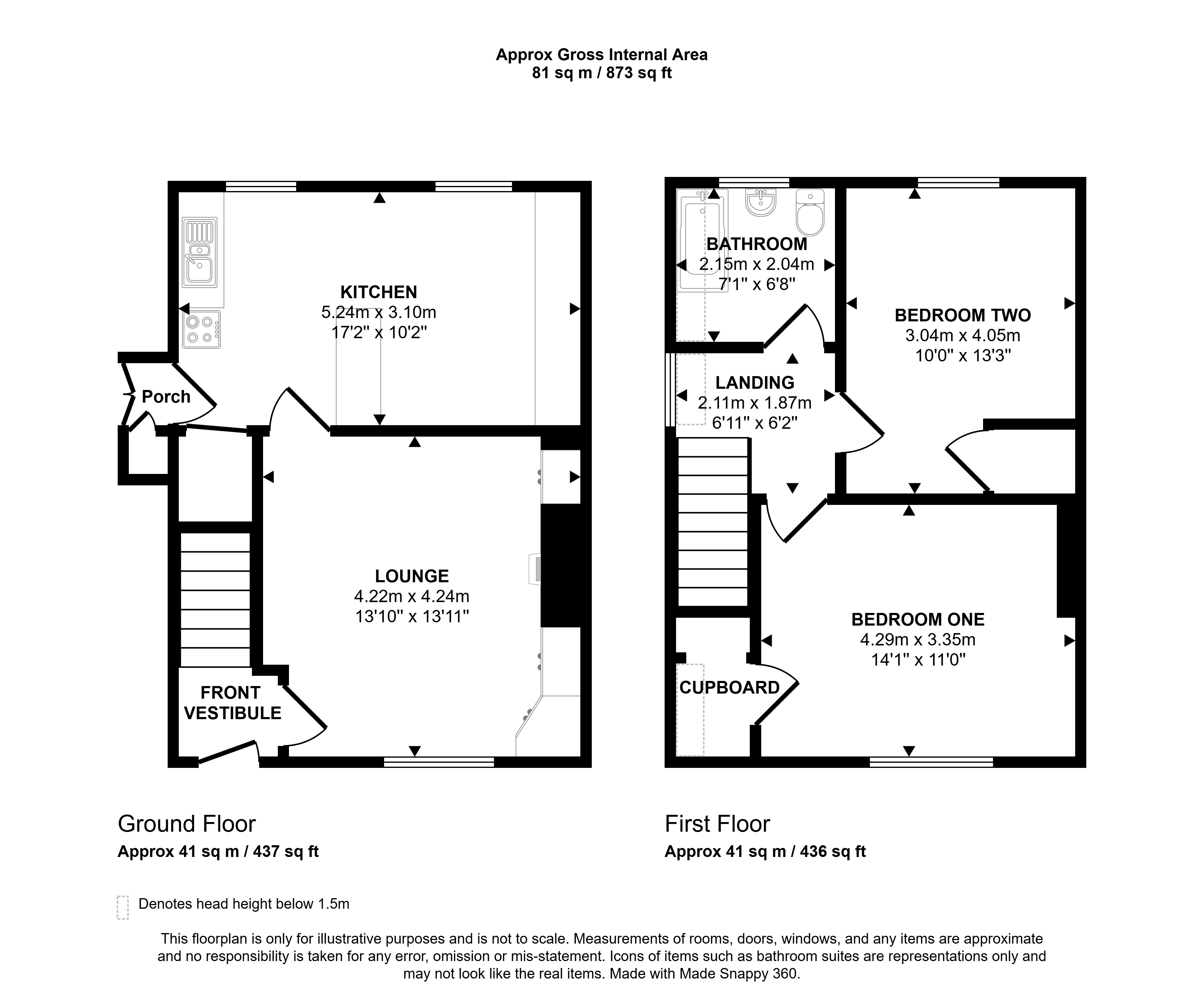 20a, Girnigoe Street, Wick floorplan