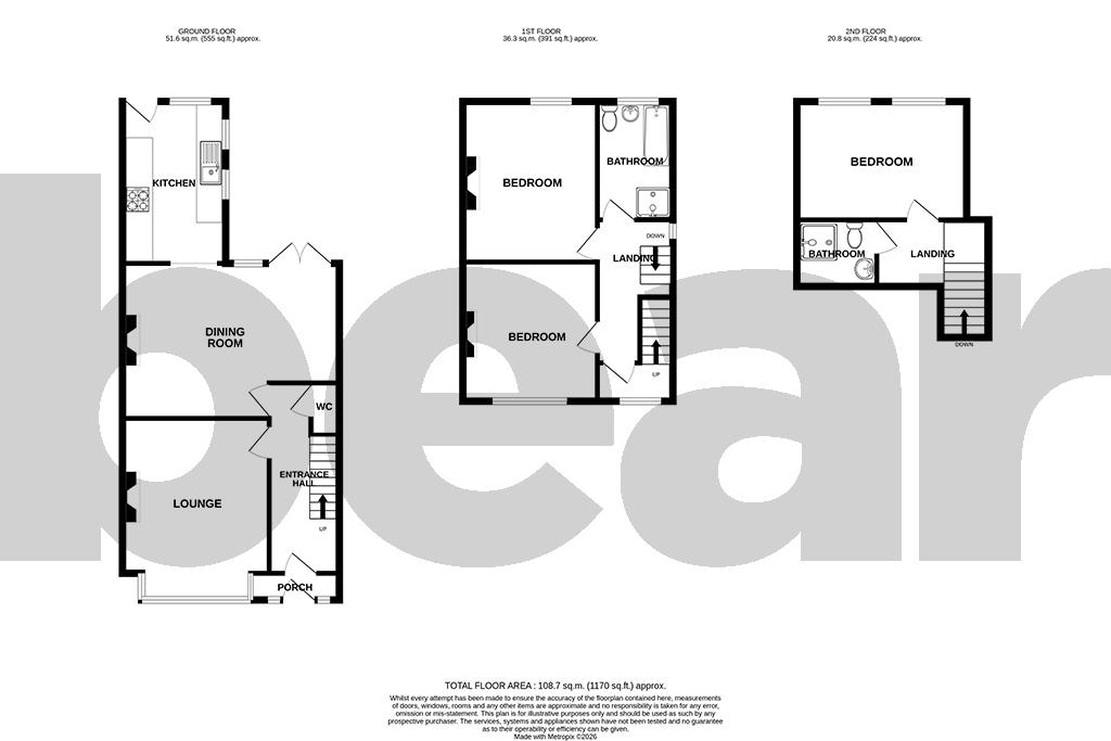 30, Richmond Avenue, Southend-on-Sea floorplan