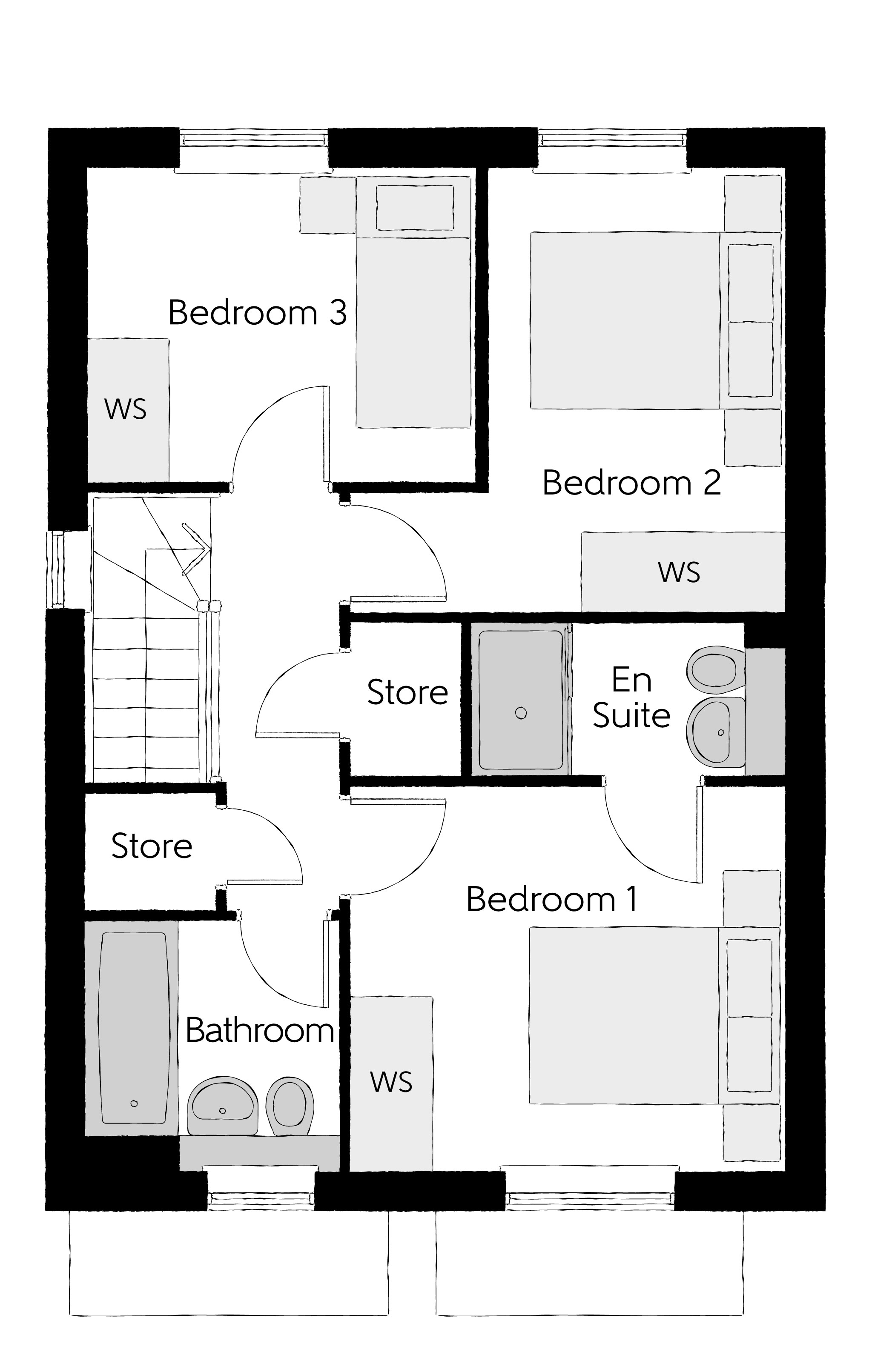 345, Lower Callerton, Newcastle Upon Tyne floorplan