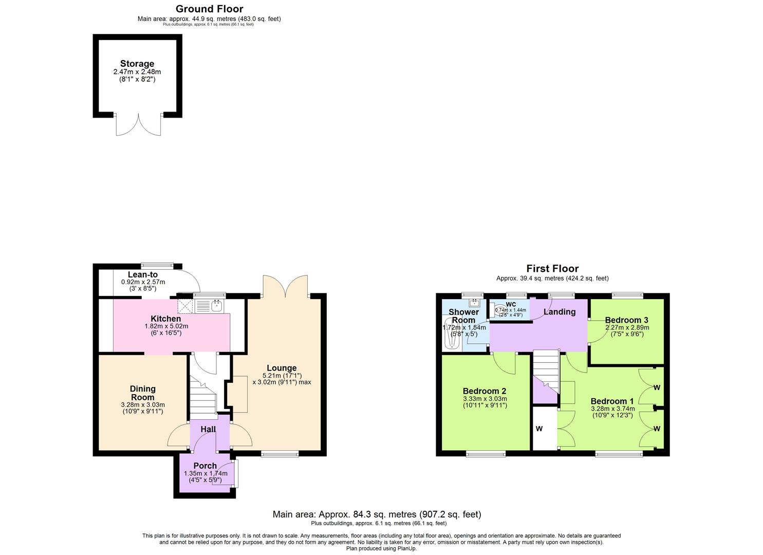 6, Central Drive, Southam floorplan