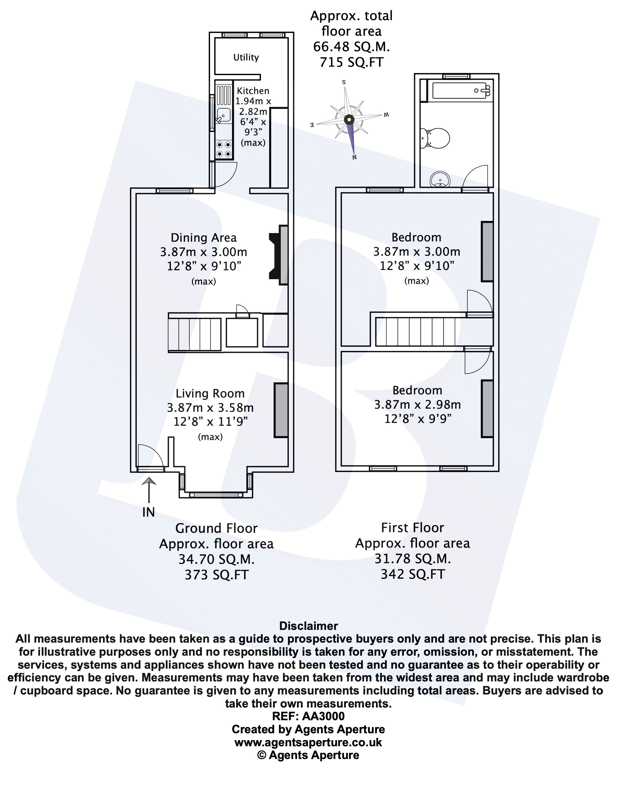 2 Bedrooms Terraced house for sale in Cecil Road, Gravesend, Kent DA11