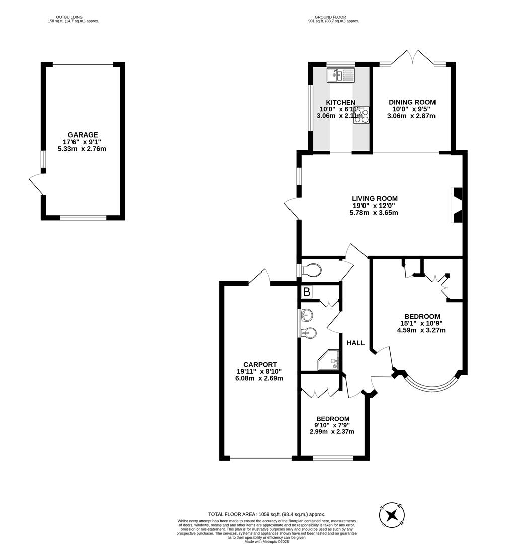 2, Sutton Close, Pinner floorplan