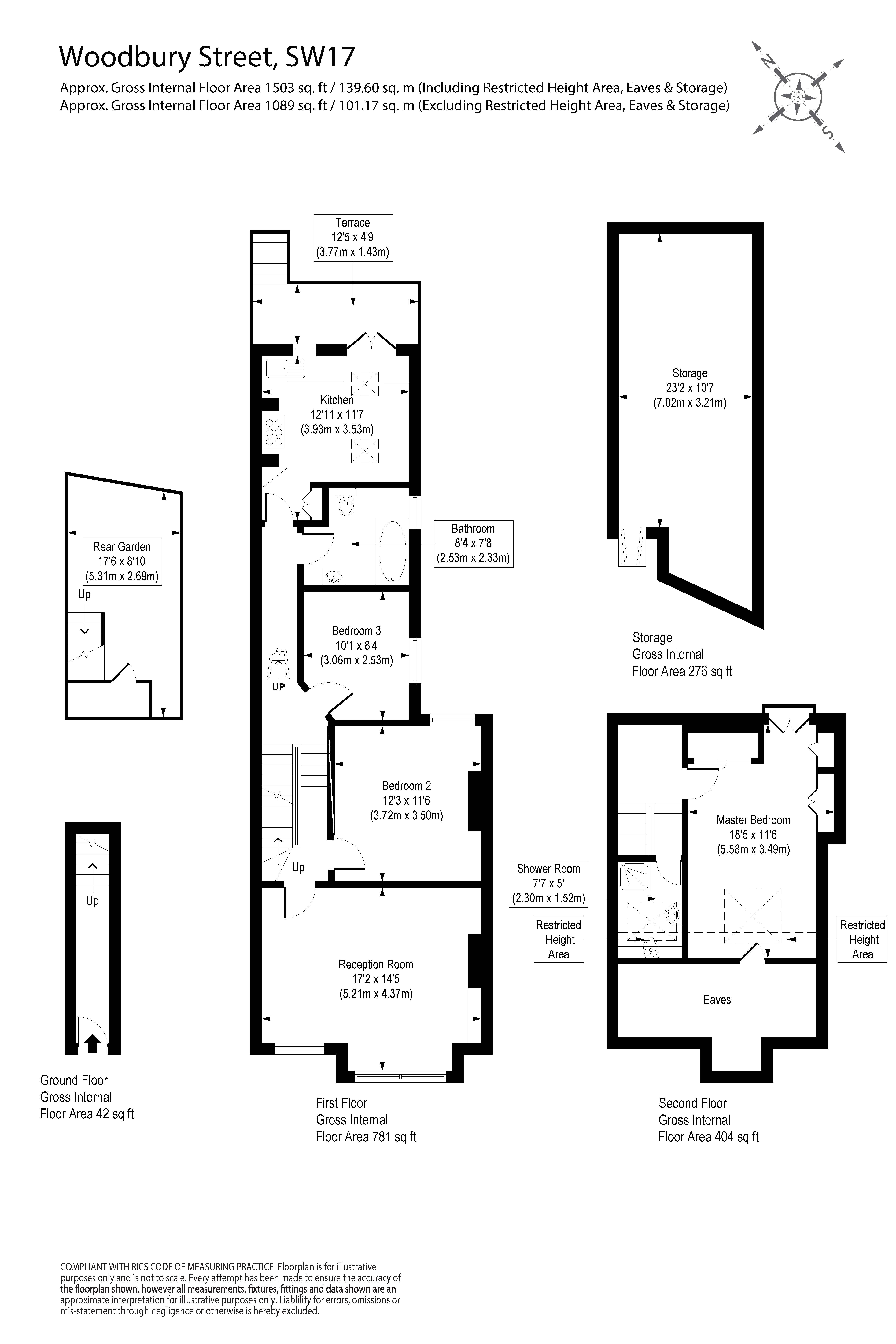 49, Woodbury Street, London floorplan