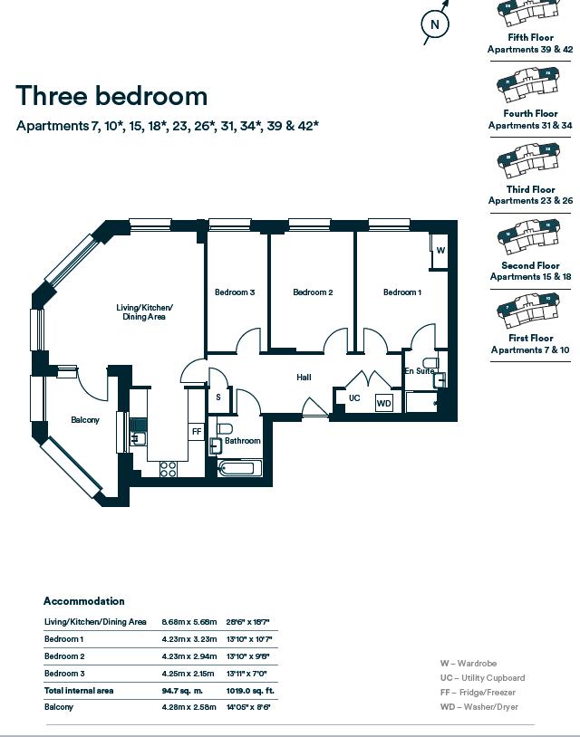 31 Brocklebank Mansions, 8 Fielders Crescent, Barking floorplan