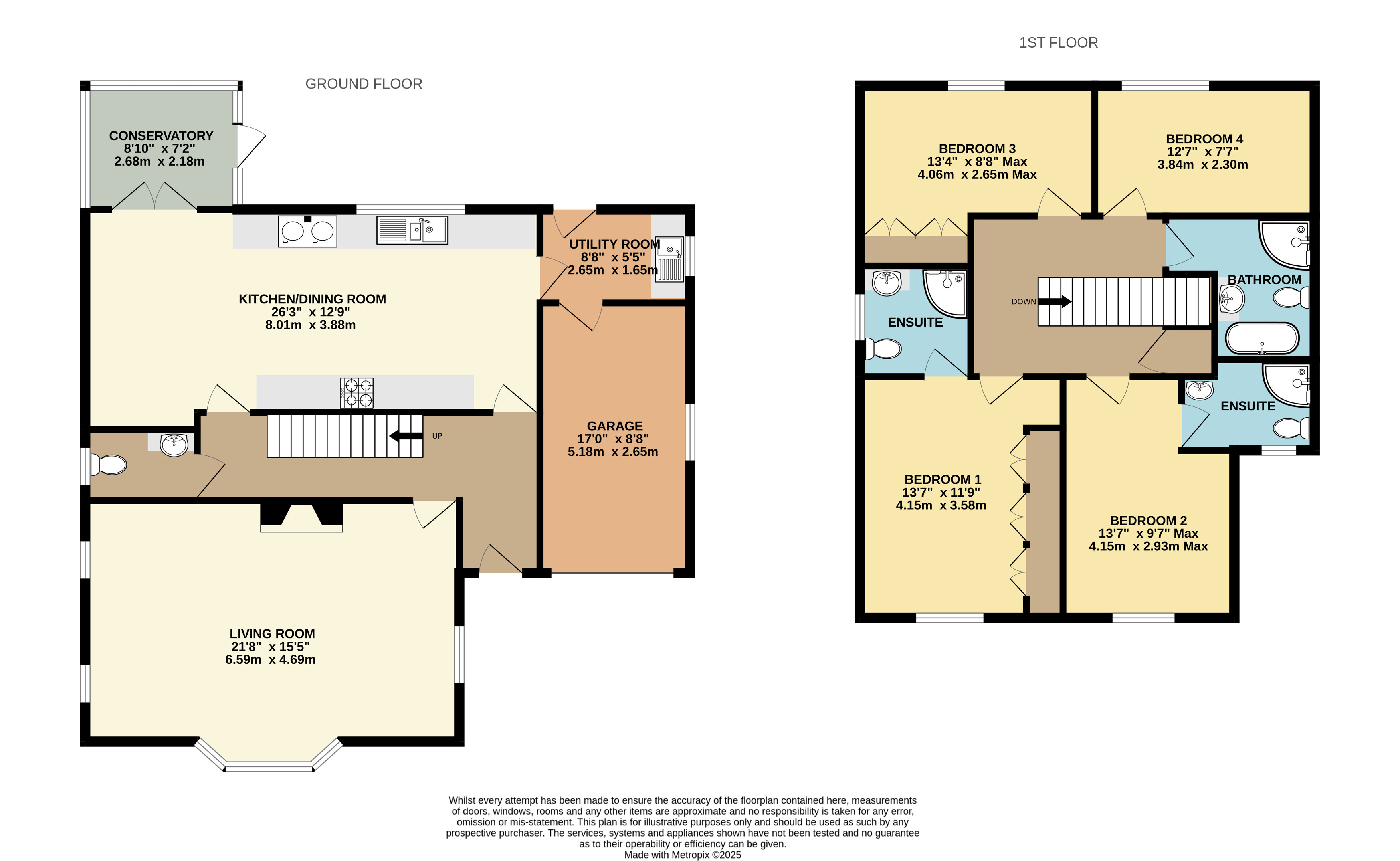 1, Springmead, Seaton floorplan