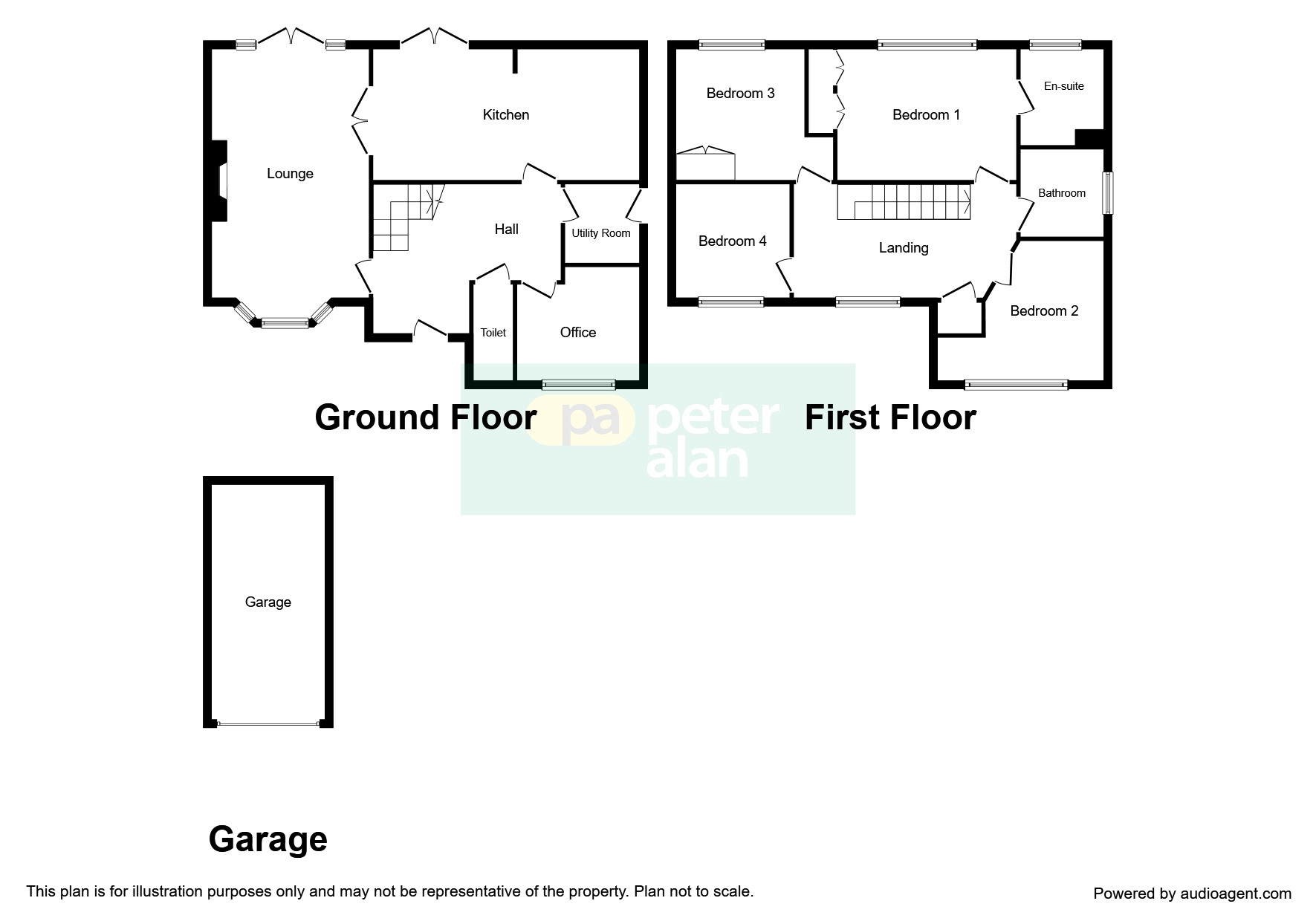 4 bed detached house for sale in Llewellyns View, Gilfach Goch, Porth