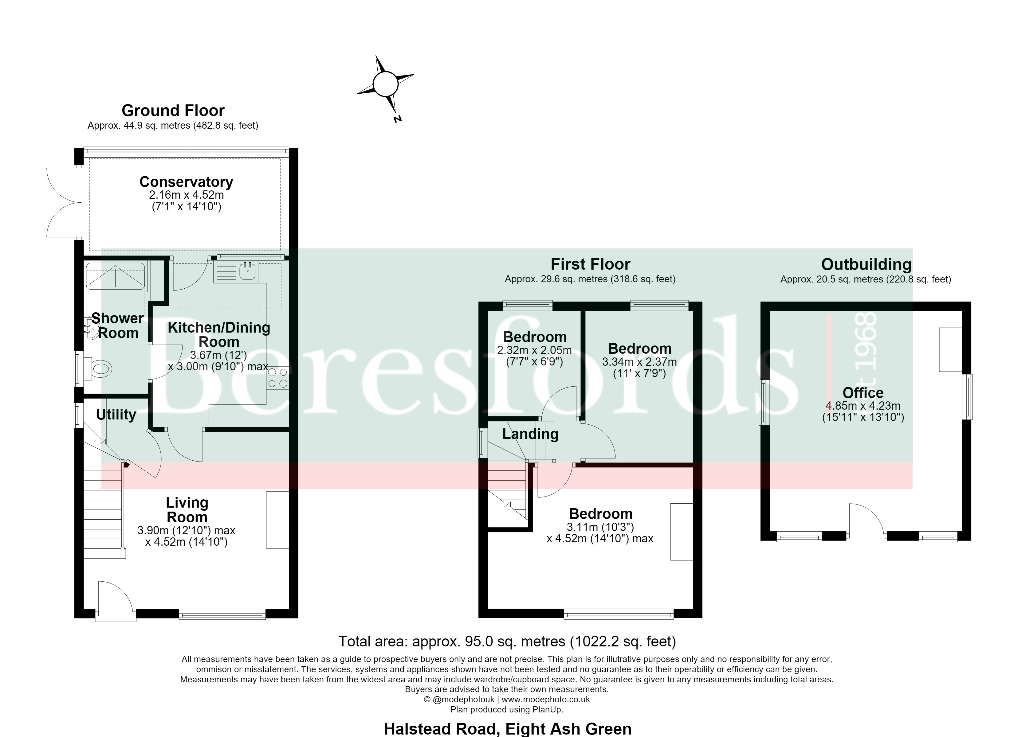 Rose Cottage,, Halstead Road, Colchester floorplan