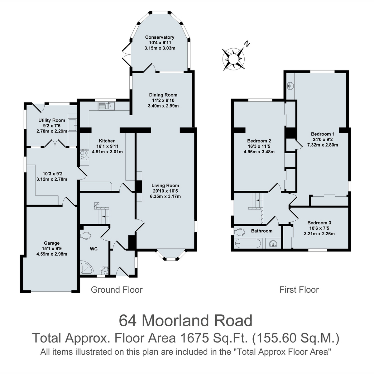 64, Moorland Road, Witney floorplan